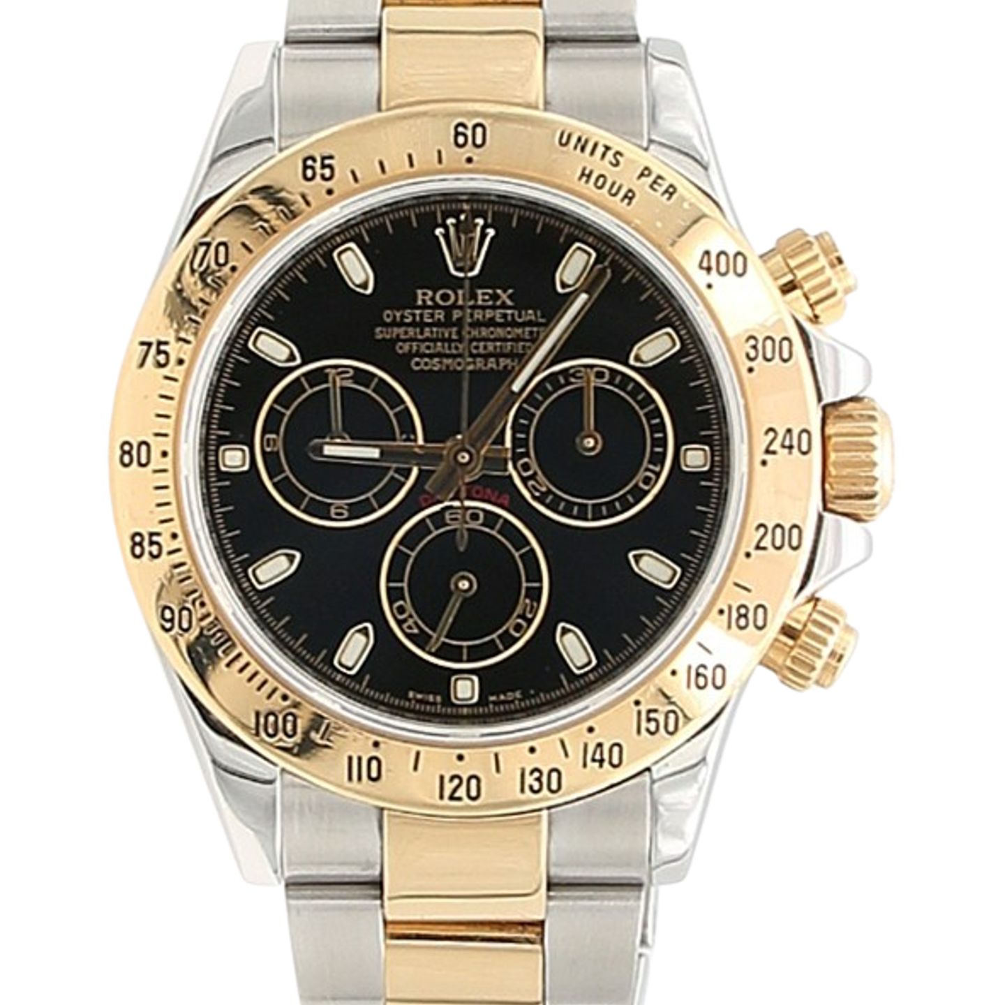 Rolex Daytona 116523 (Onbekend (willekeurig serienummer)) - 40mm Goud/Staal (1/8)