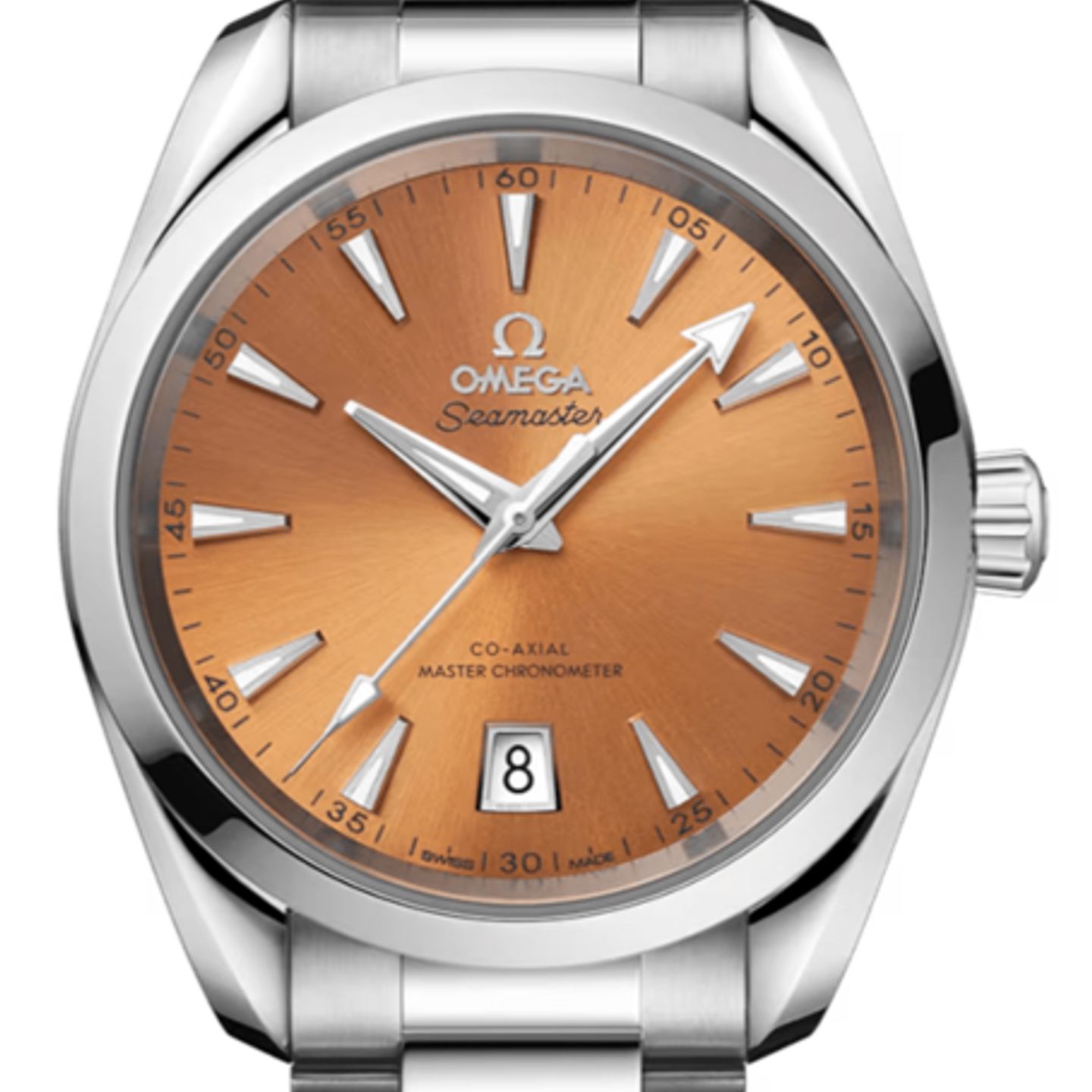Omega Seamaster Aqua Terra 220.10.38.20.12.001 (2026) - Oranje wijzerplaat 38mm Staal (1/1)