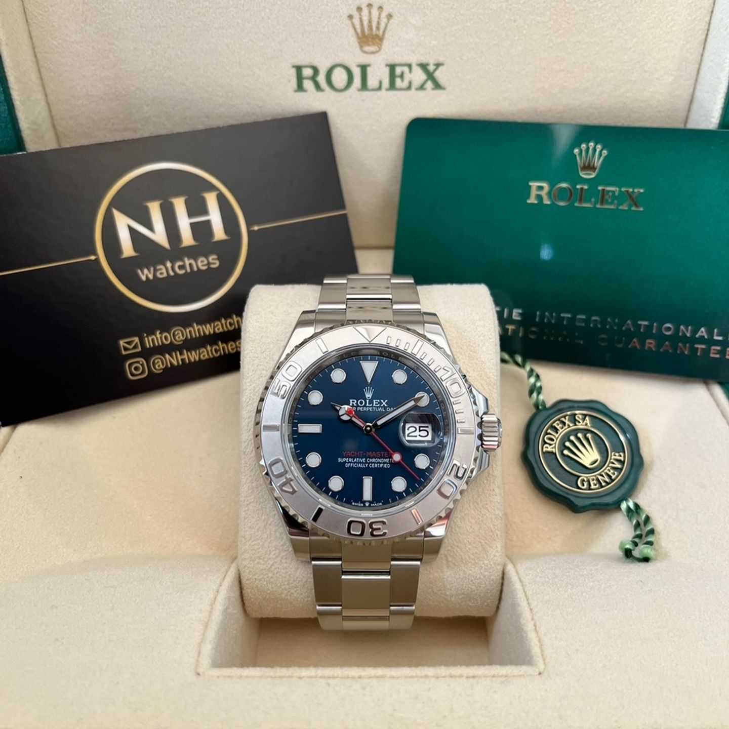 Rolex Yacht-Master 40 126622 (2021) - Blauw wijzerplaat 40mm Staal (1/8)