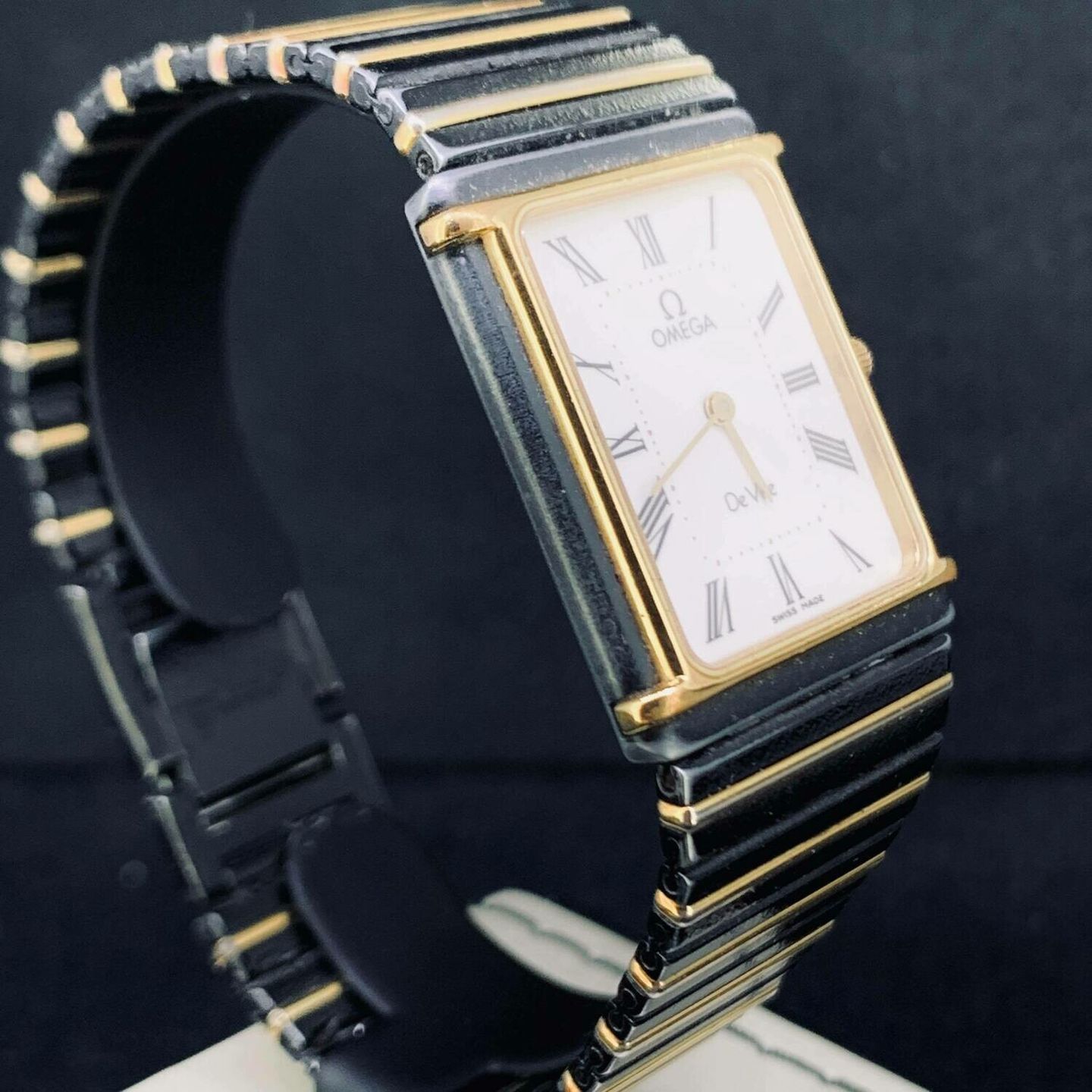 Omega De Ville Unknown (1989) - White dial 24 mm Gold/Steel case (5/6)