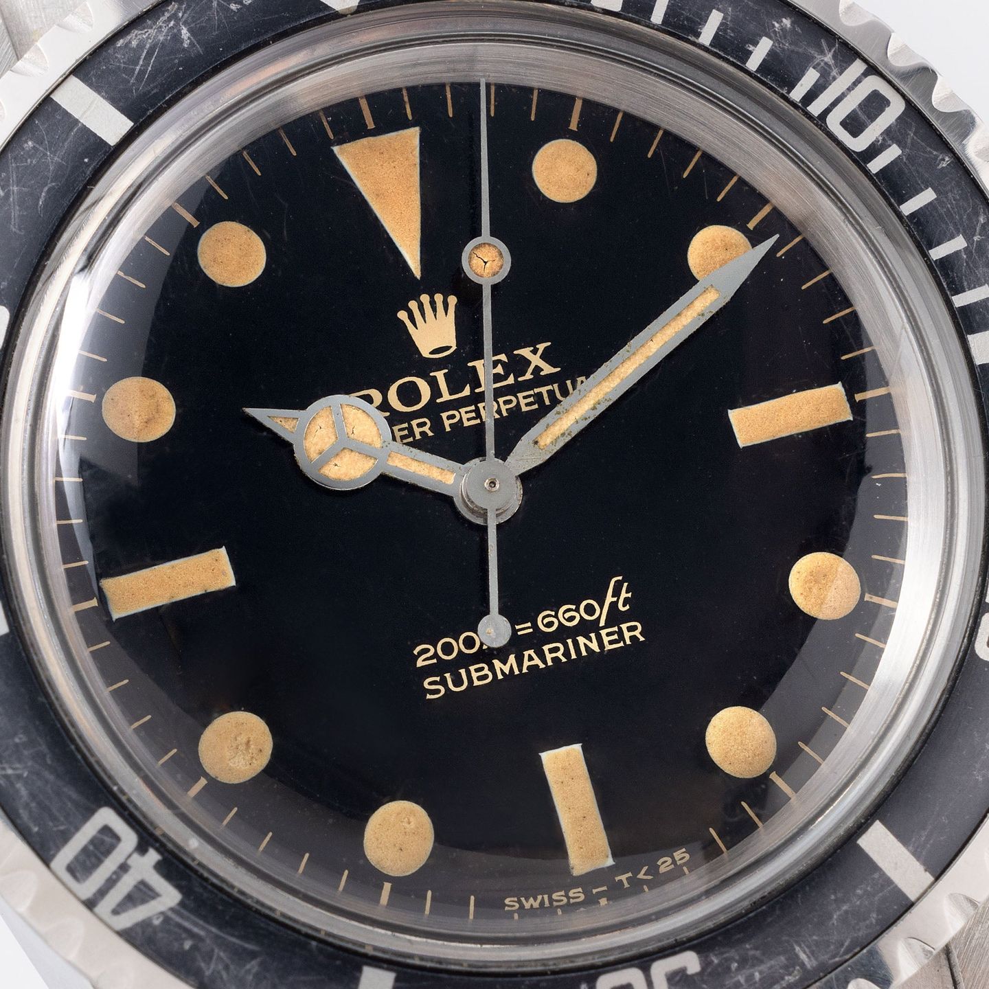 Rolex Submariner No Date 5513 (1966) - Zwart wijzerplaat 40mm Staal (2/8)