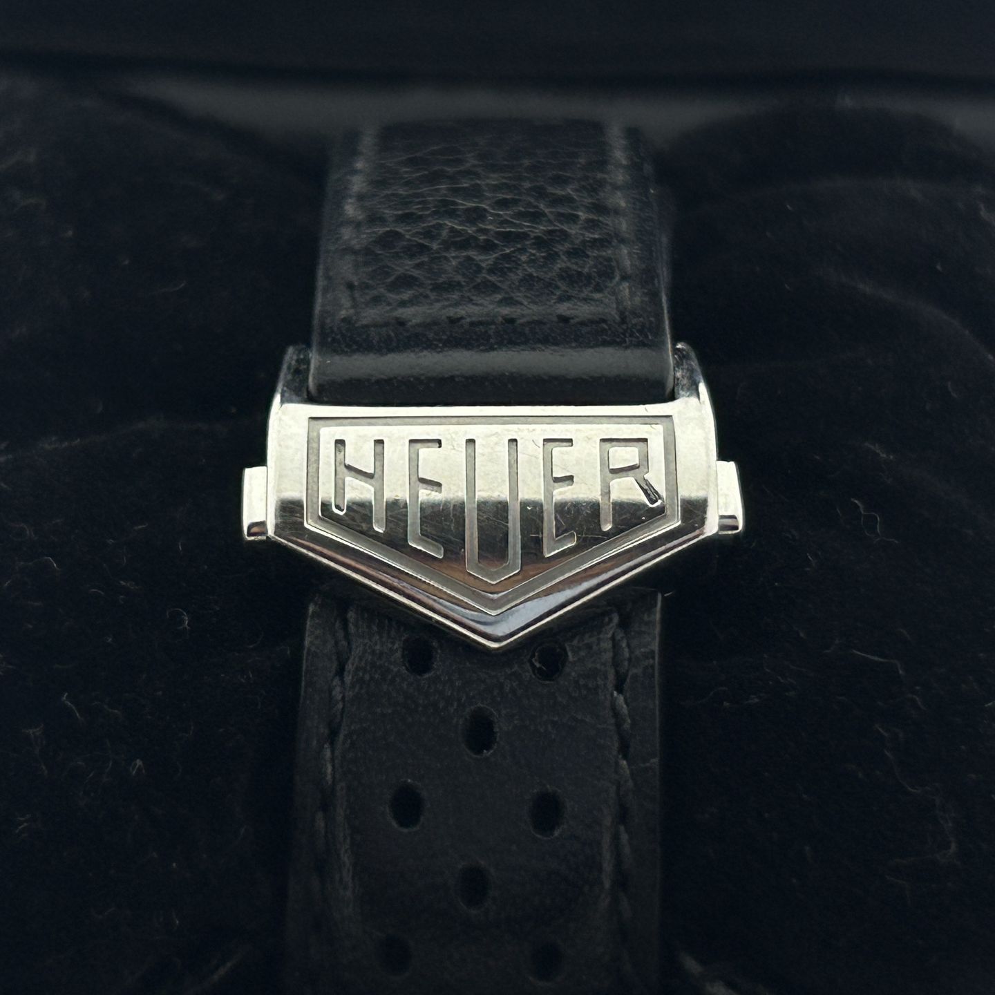 TAG Heuer Monaco Calibre 12 CAW2114.FT6021 (2017) - Zwart wijzerplaat 39mm Staal (5/8)