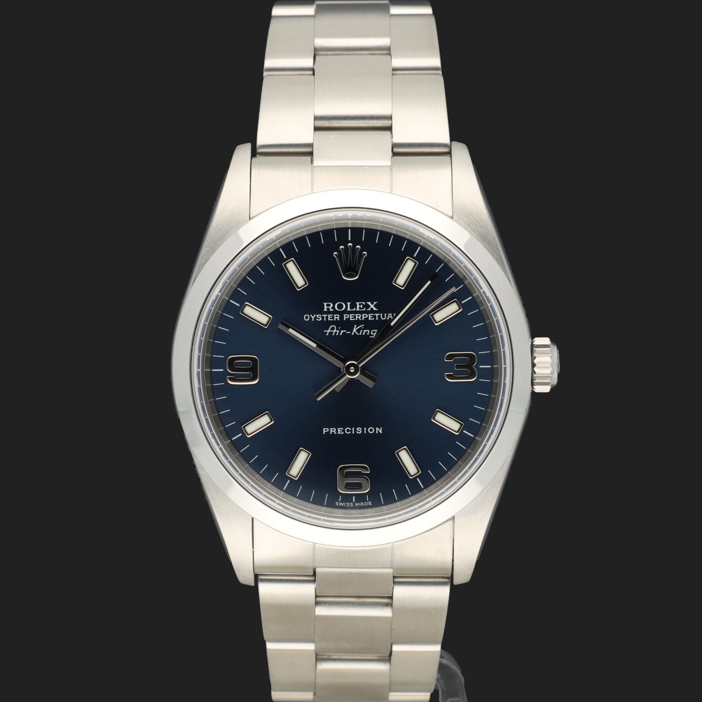 Rolex Air-King 14000 (2003) - 34mm Staal (3/8)