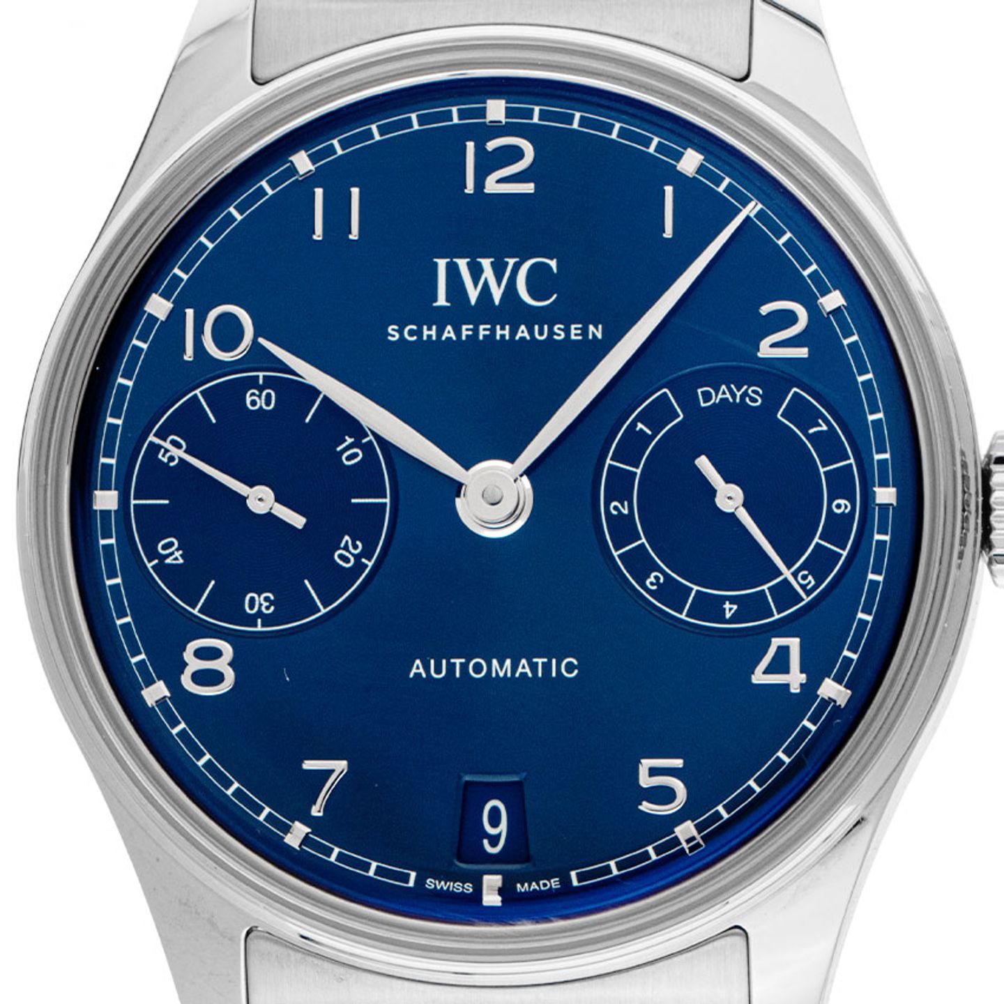 IWC Portuguese Automatic IW501704 (2025) - Blauw wijzerplaat 42mm Staal (1/7)