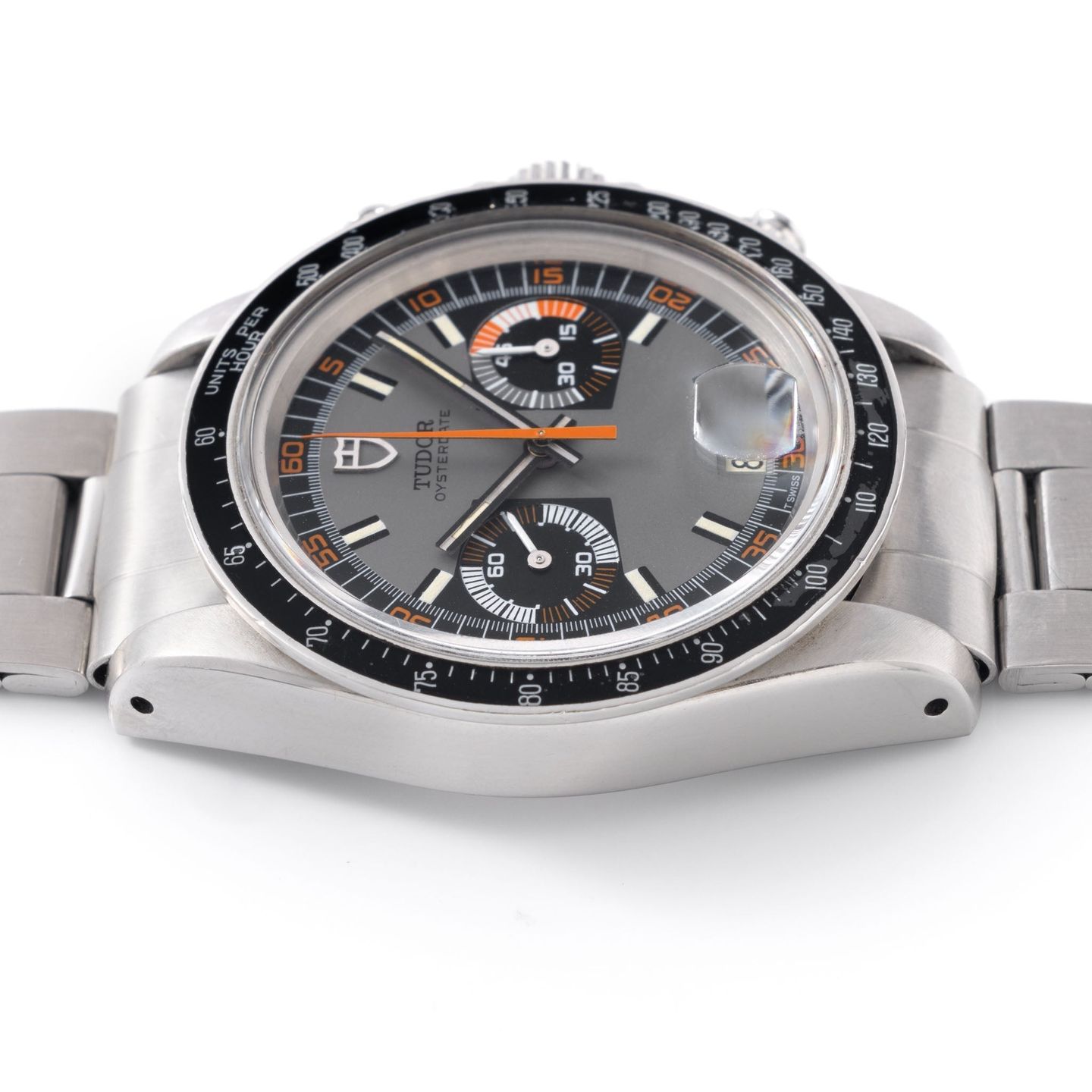 Tudor Montecarlo 7149 (1972) - Grijs wijzerplaat 40mm Staal (8/8)