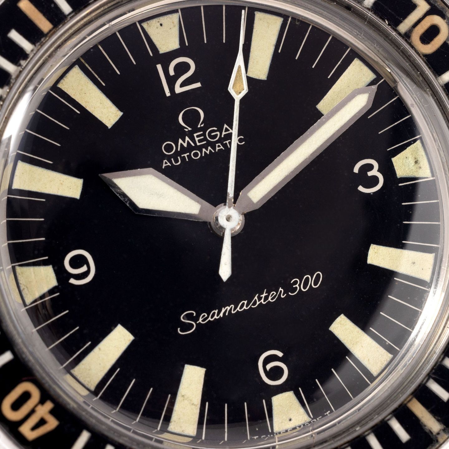 Omega Seamaster 300 165.024 (1968) - Zwart wijzerplaat 42mm Staal (5/8)