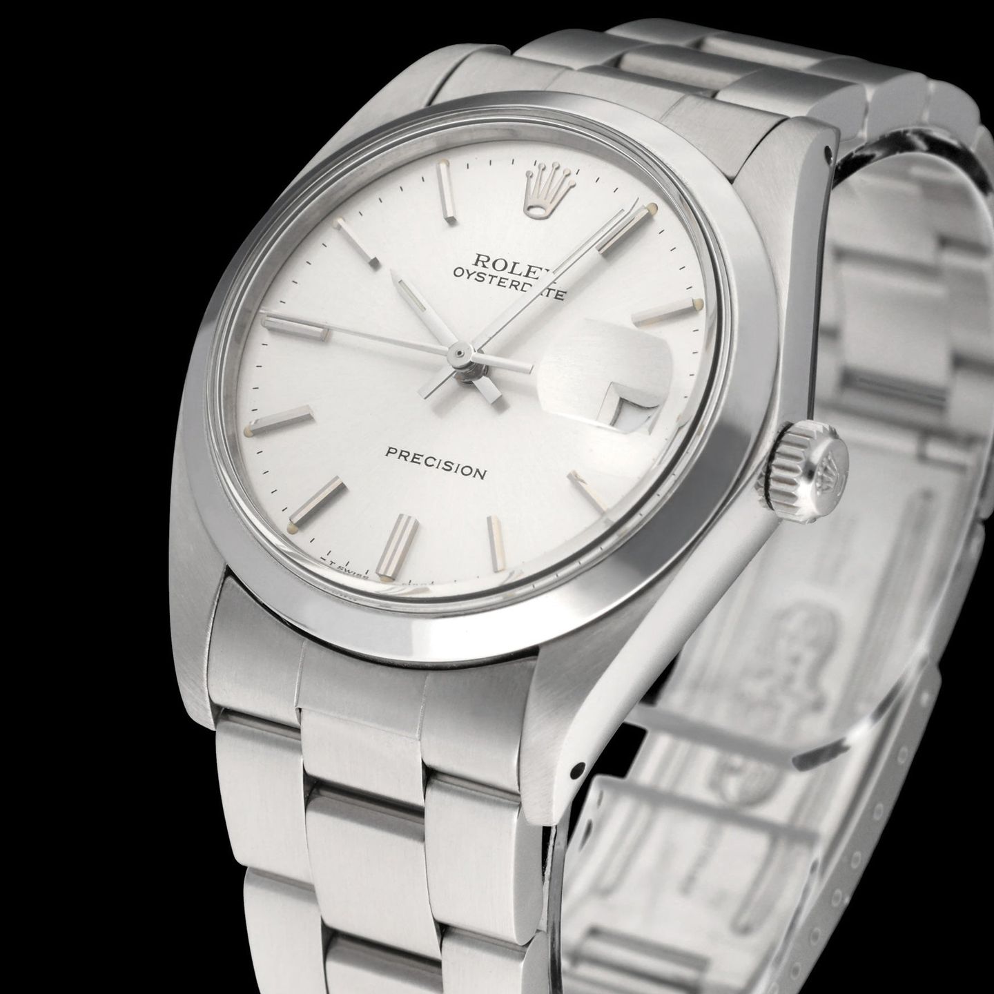 Rolex Oyster Precision 6694 (1984) - Silver dial 34 mm Steel case (6/7)