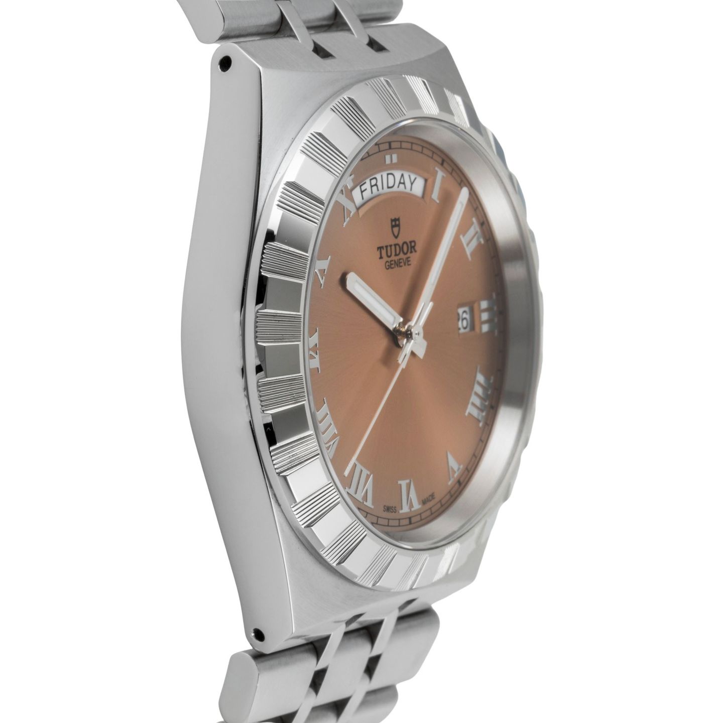 Tudor Royal 28600 (Unknown (random serial)) - Pink dial 41 mm Steel case (7/8)