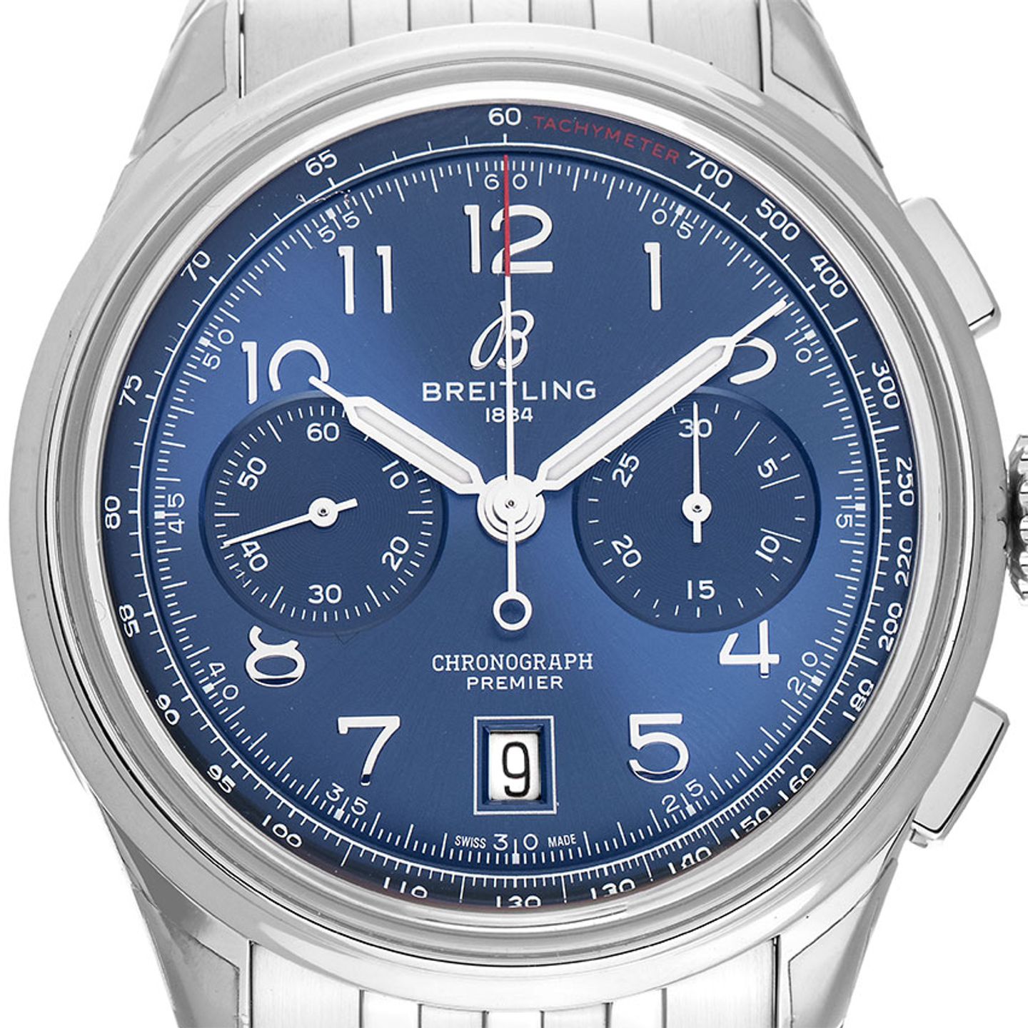 Breitling Premier AB0145171C1A1 (2024) - Blue dial 42 mm Steel case (1/6)