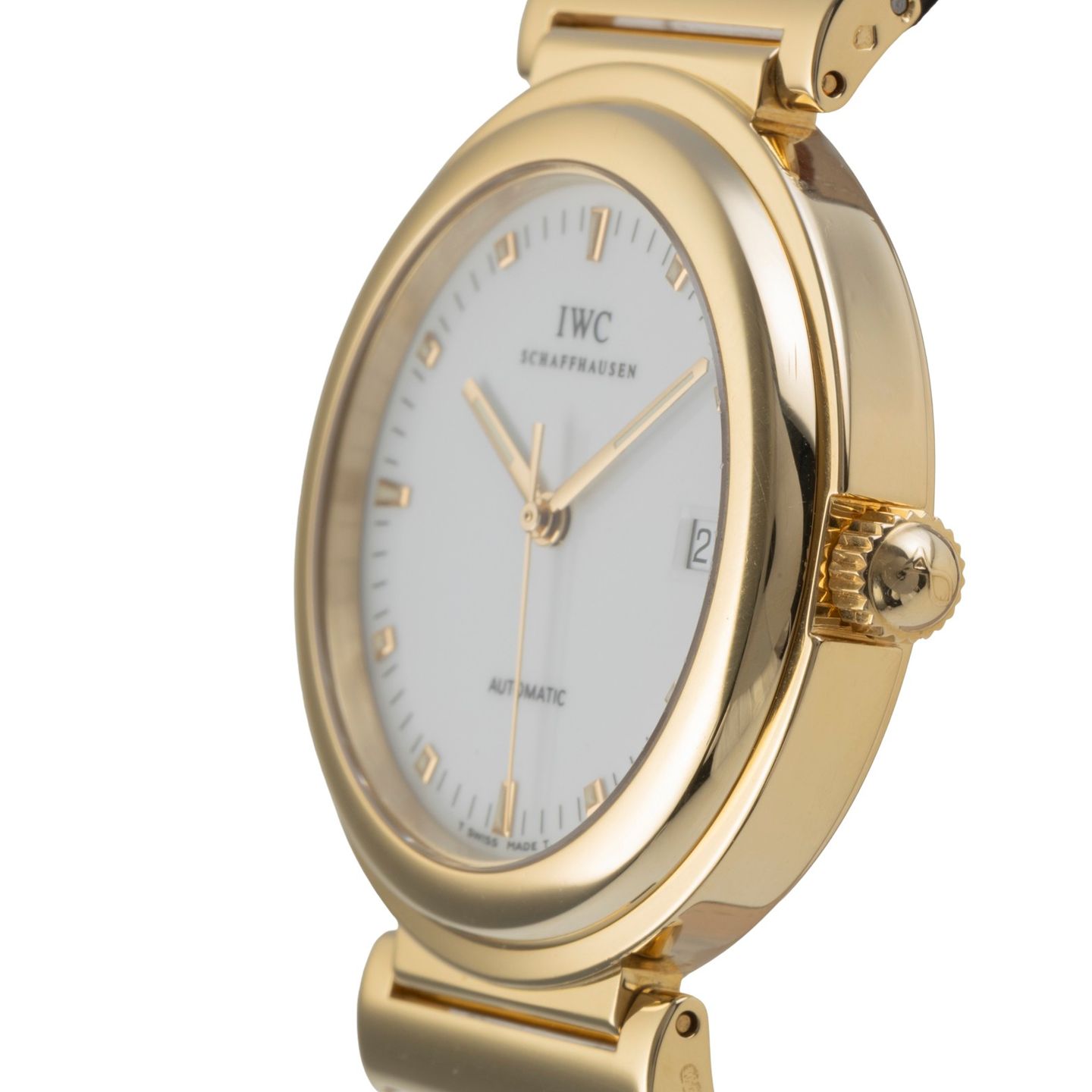 IWC Da Vinci IW352803 (Unknown (random serial)) - White dial 37 mm Yellow Gold case (6/8)