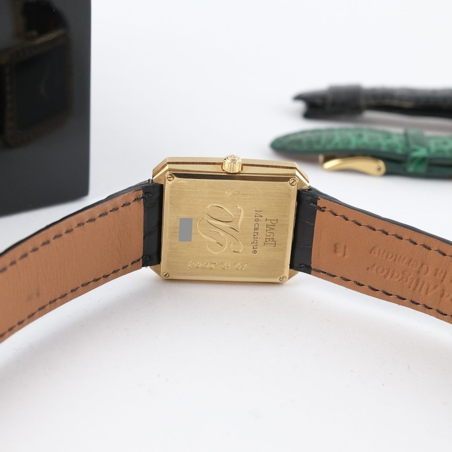 Piaget Protocole 90155 (Onbekend (willekeurig serienummer)) - Zwart wijzerplaat 26mm Geelgoud (8/8)