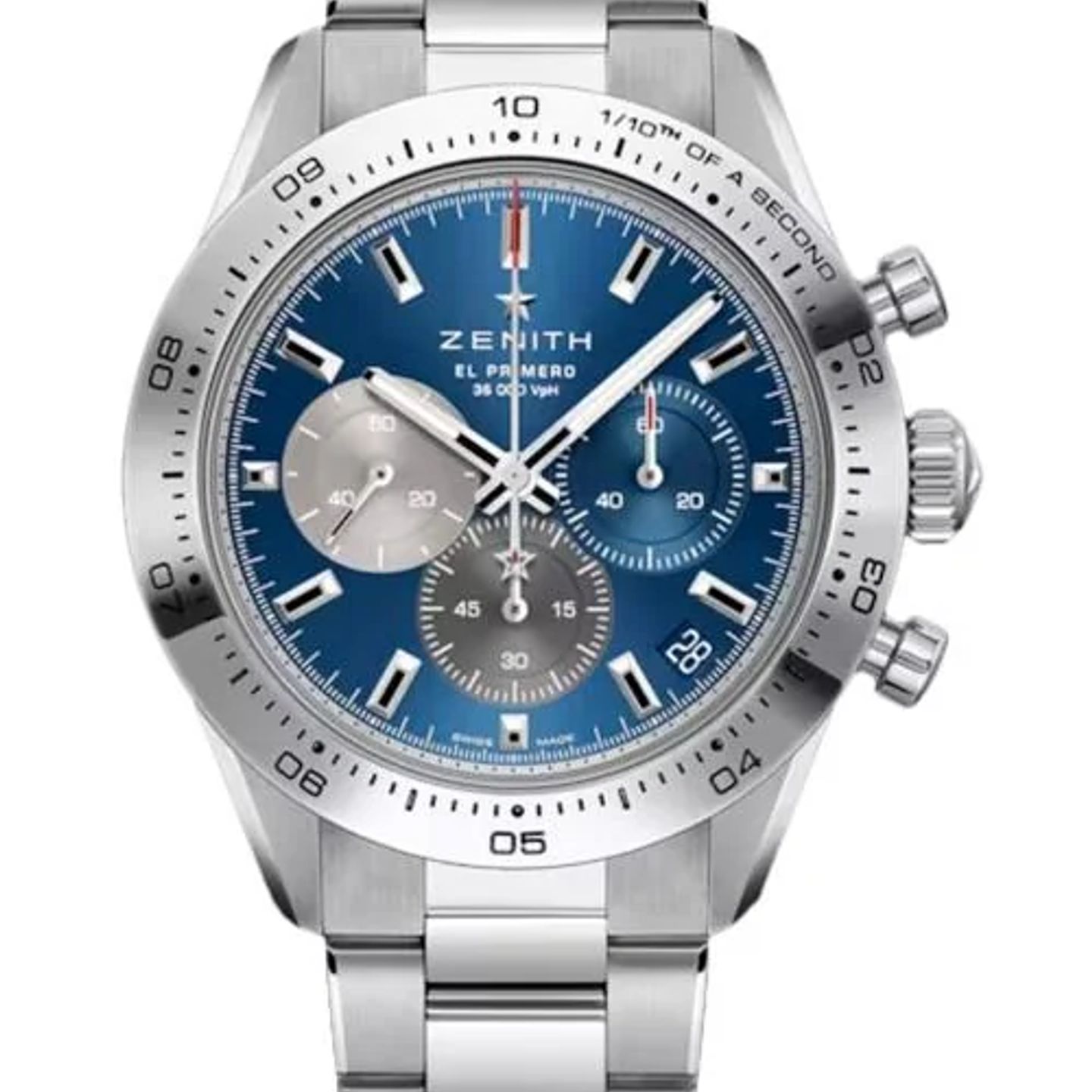 Zenith Chronomaster Sport 03.3114.3600/51.M3100 (2026) - Blue dial 41 mm Steel case (1/1)