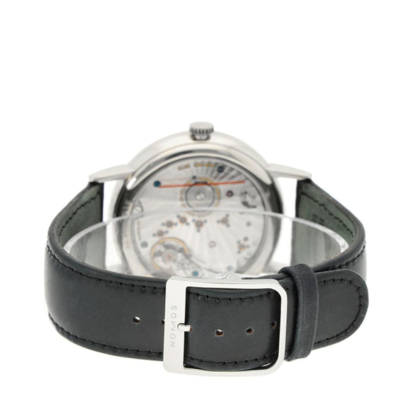 NOMOS Lambda 931 (2023) - Silver dial 42 mm White Gold case (4/5)