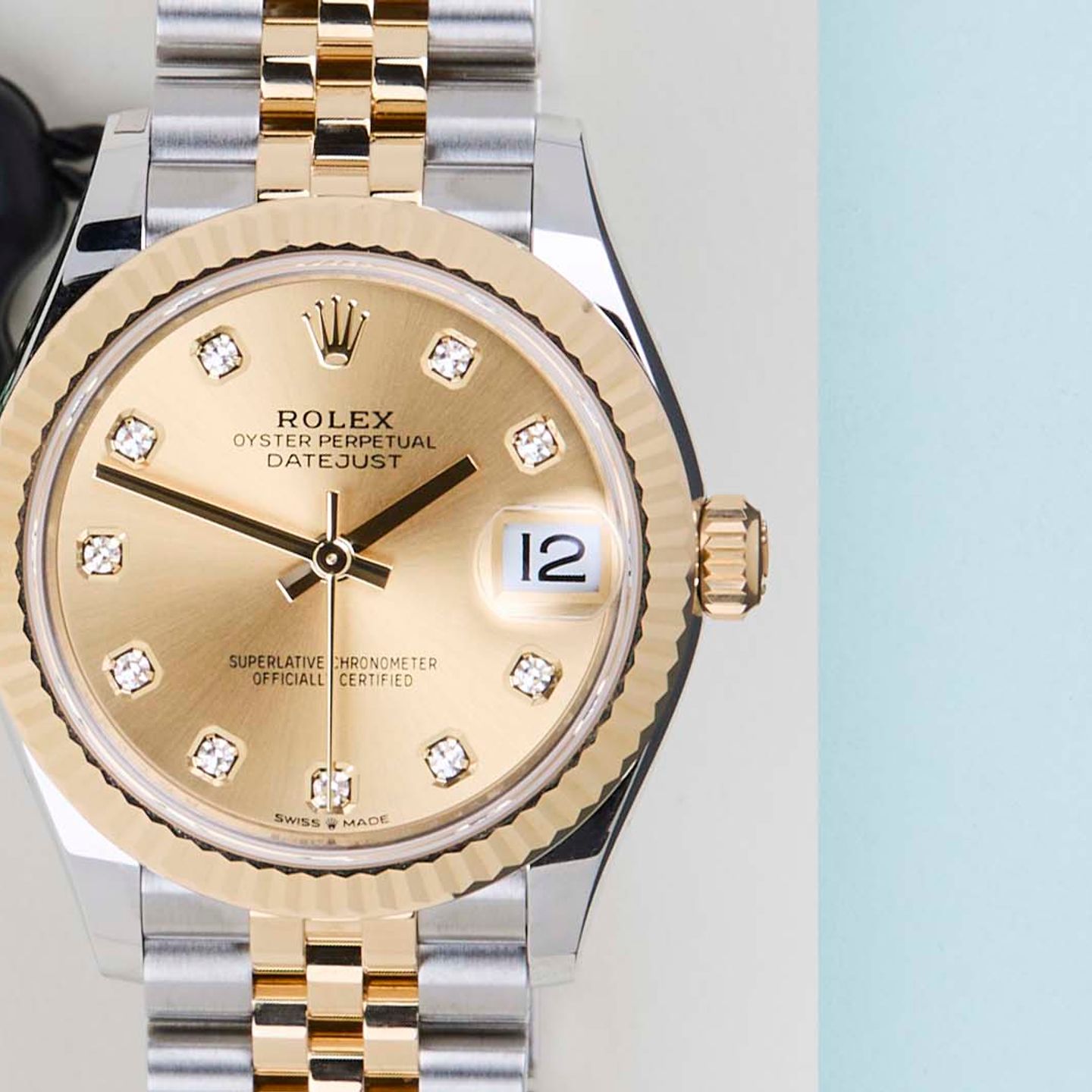 Rolex Datejust 31 278273 (2025) - Champagne wijzerplaat 31mm Goud/Staal (5/8)