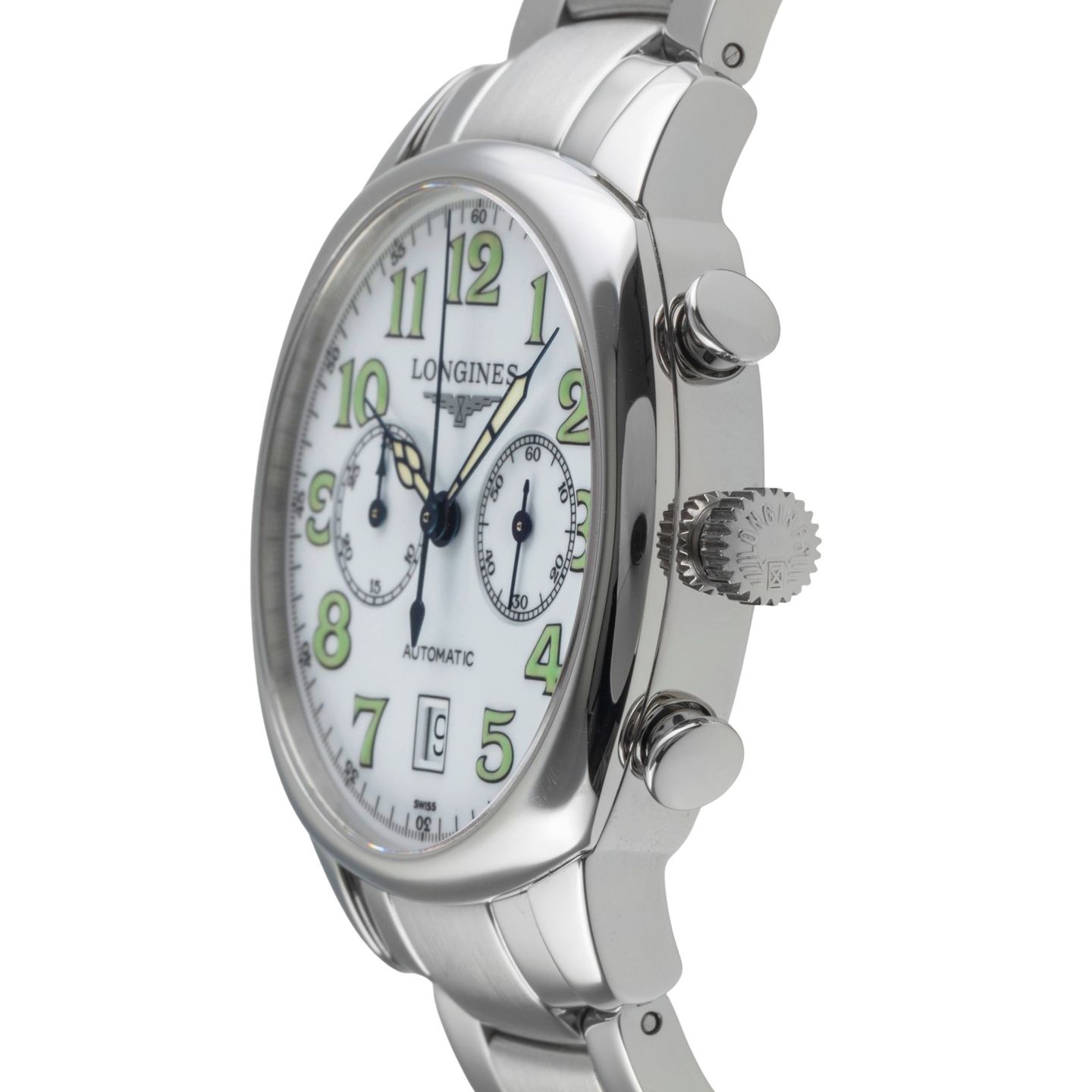 Longines Spirit L2.705.4.23.4 (2007) - Wit wijzerplaat 41mm Staal (6/8)