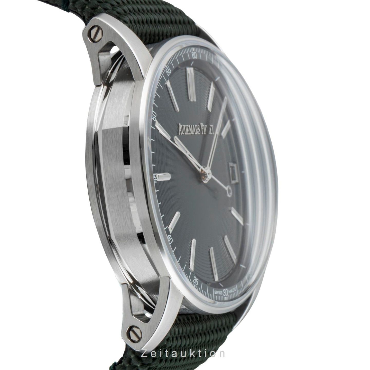 Audemars Piguet CODE 11.59 15210ST.OO.A056KB.01 (Unknown (random serial)) - Green dial 41 mm Steel case (6/8)