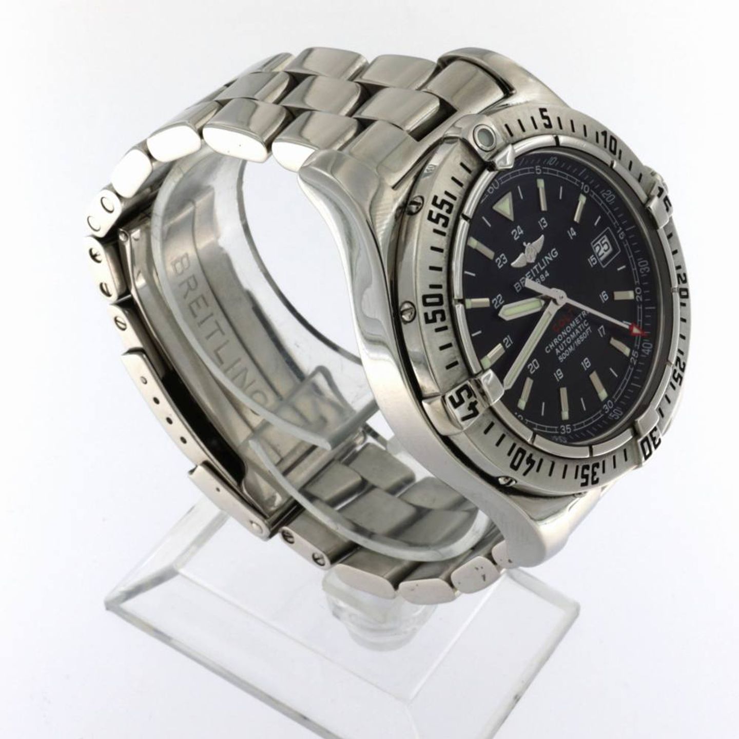 Breitling Colt Automatic A17380 (2008) - Black dial 41 mm Steel case (3/5)