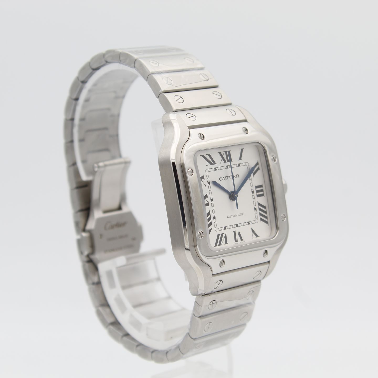 Cartier Santos WSSA0029 (2022) - Silver dial 35 mm Steel case (4/8)