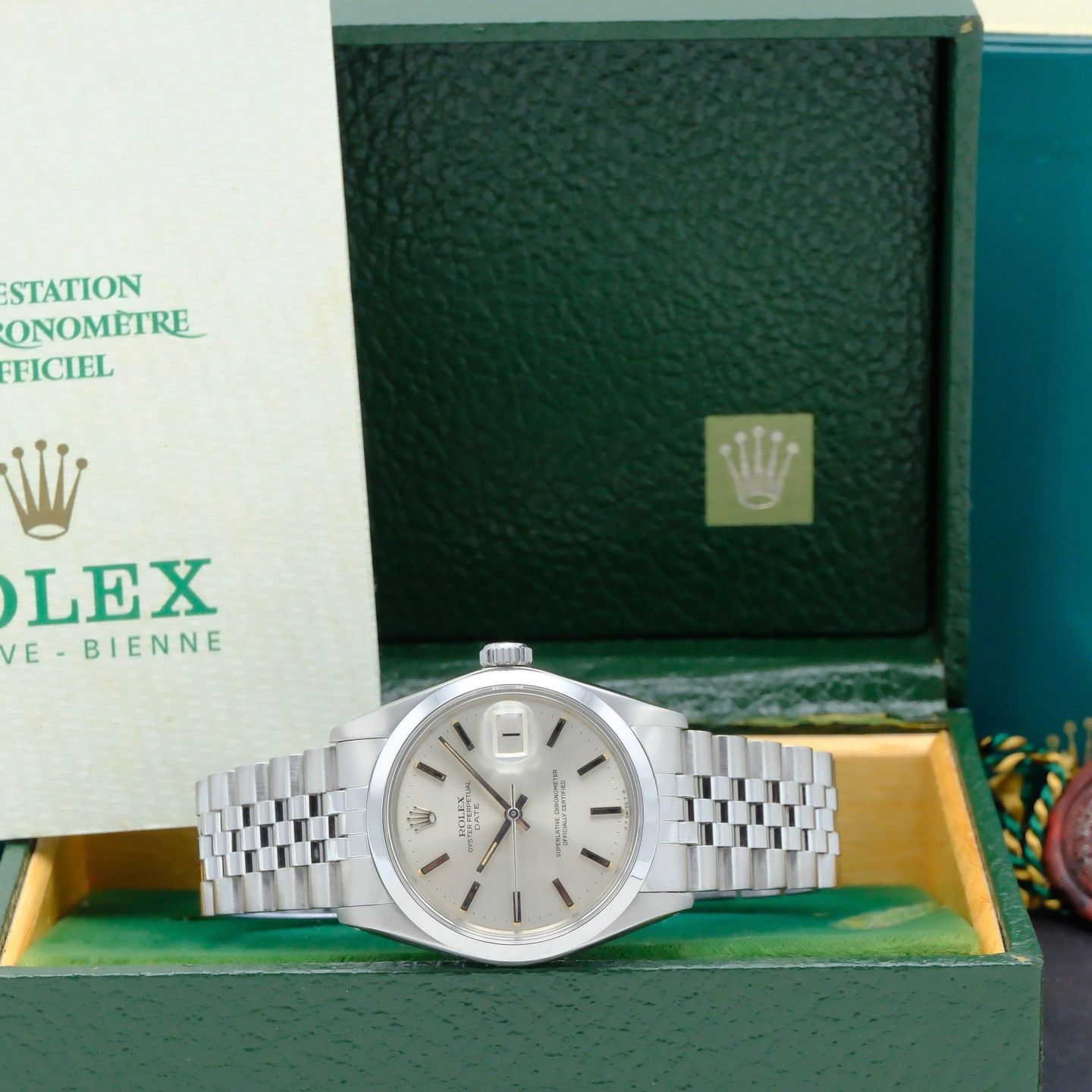 Rolex Oyster Perpetual Date 1500 (1972) - 34mm Staal (3/8)