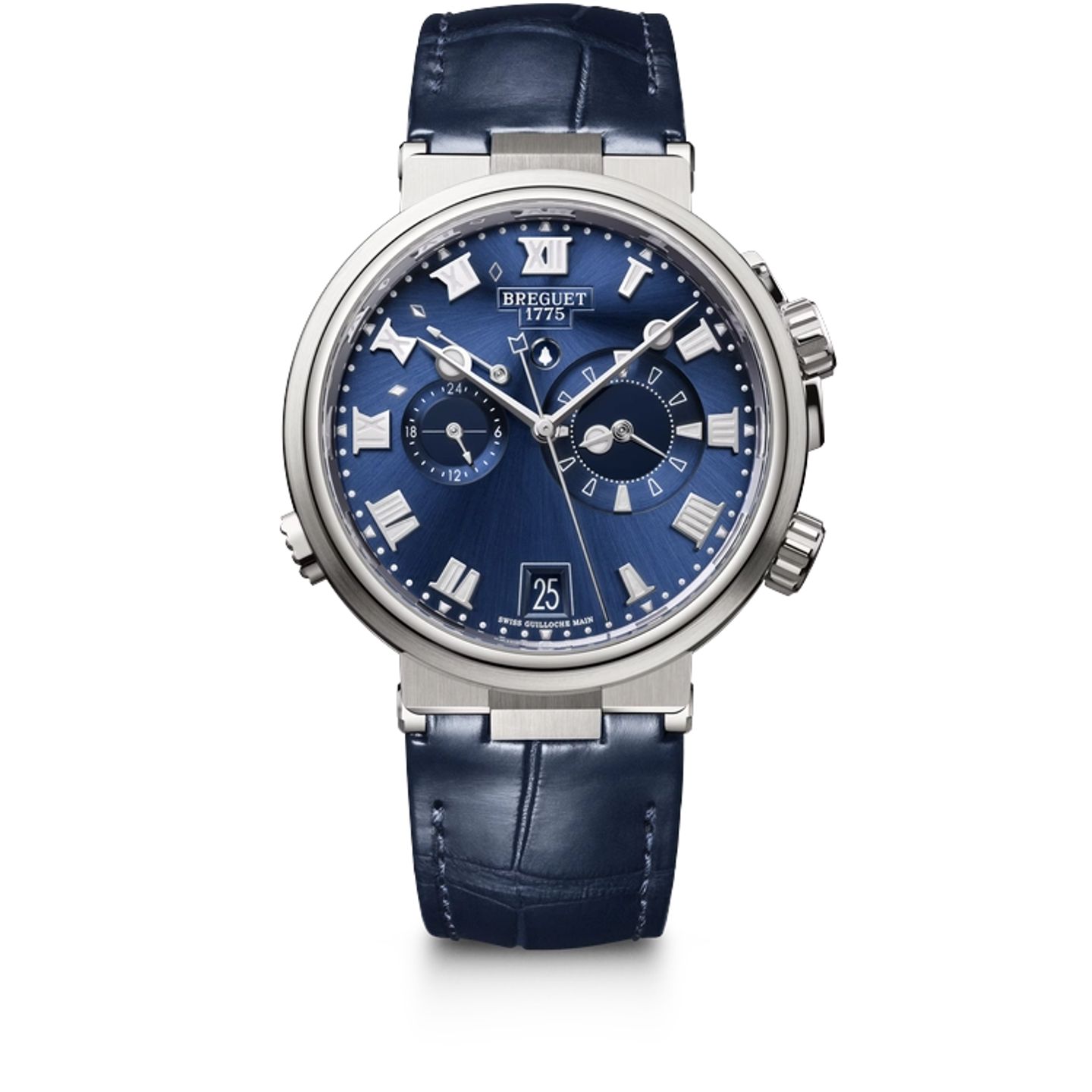 Breguet Marine 5547TI/Y1/9ZU (2026) - Blauw wijzerplaat 40mm Titanium (1/1)