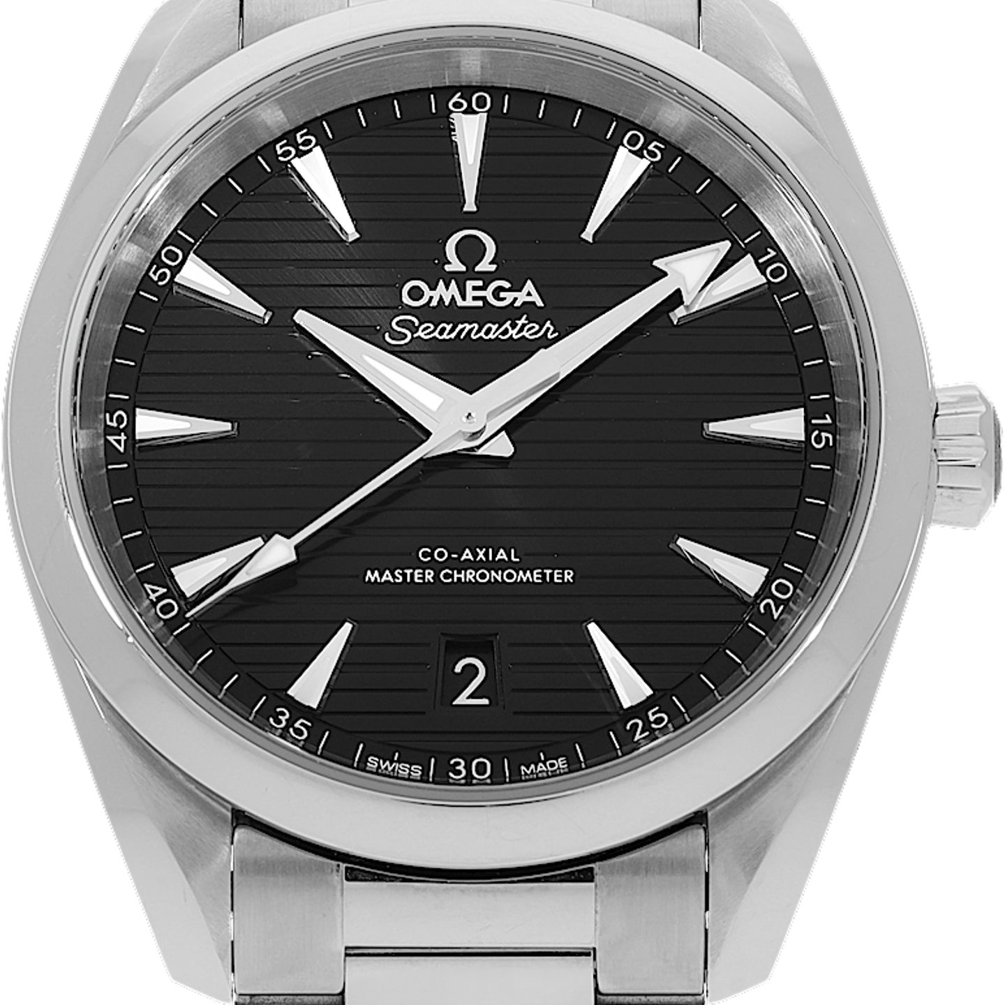 Omega Seamaster Aqua Terra 220.10.38.20.01.001 (2022) - Black dial 38 mm Steel case (2/3)