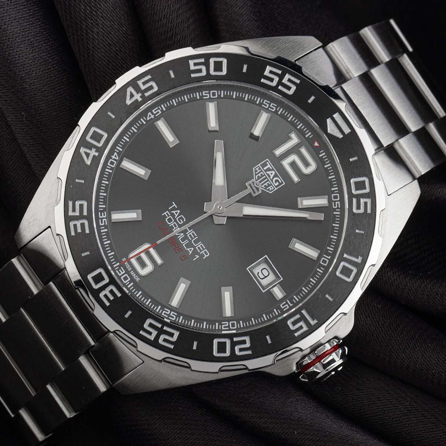 TAG Heuer Formula 1 Calibre 5 WAZ2011.BA0842 (2025) - Grey dial 43 mm Steel case (3/7)