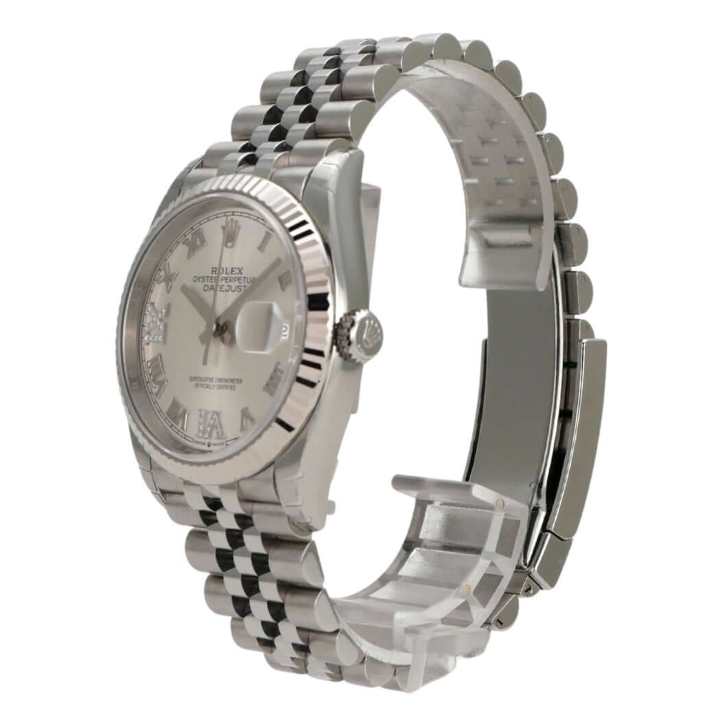 Rolex Datejust 36 126234 (2020) - Silver dial 36 mm Steel case (3/8)