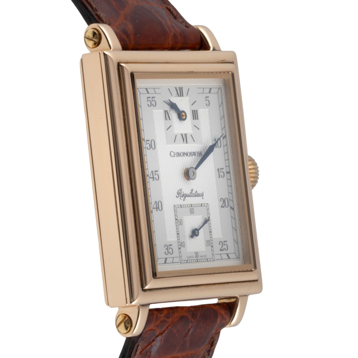 Chronoswiss Régulateur CH-2951 (Onbekend (willekeurig serienummer)) - Zilver wijzerplaat 29mm Roségoud (7/8)