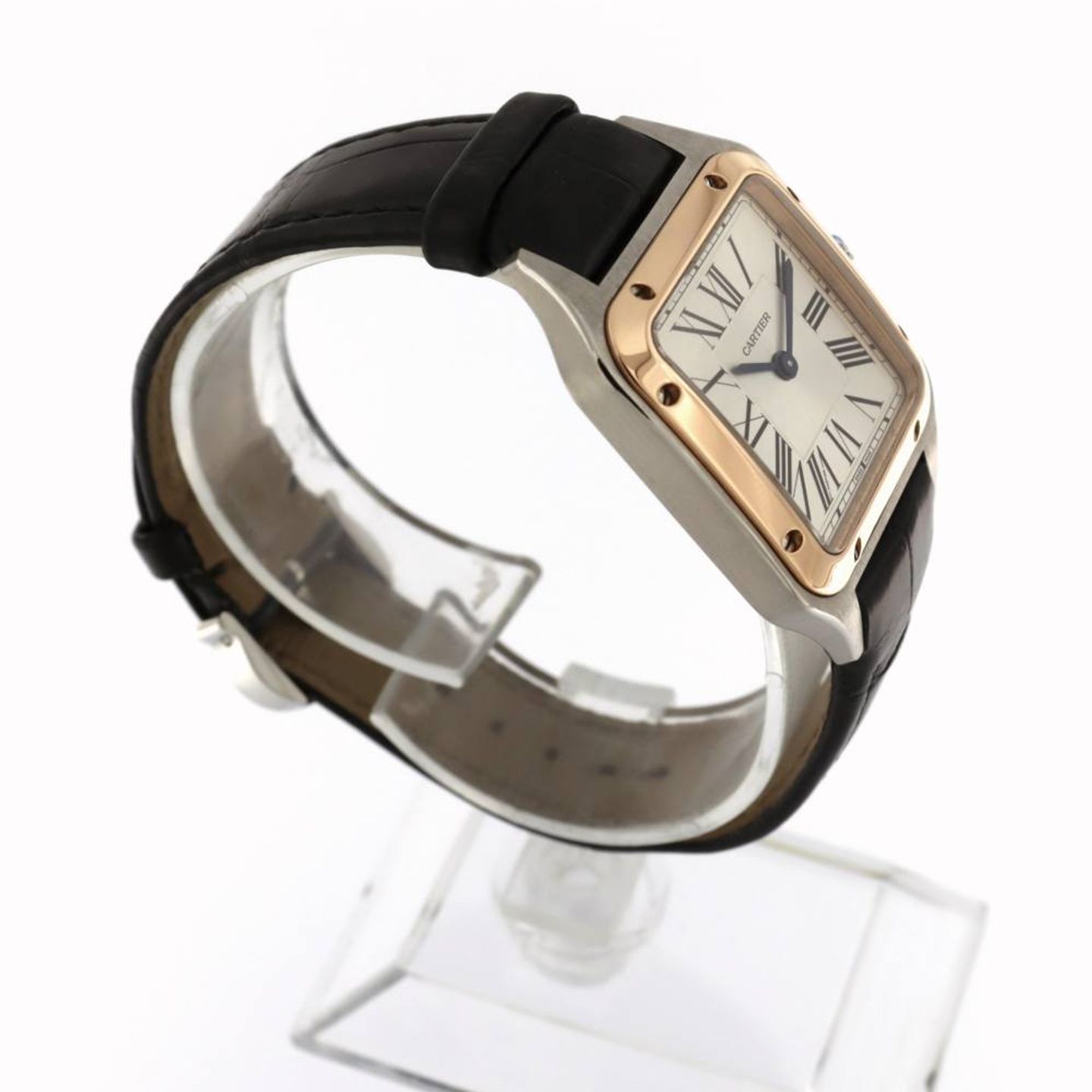 Cartier Santos Dumont W2SA0012 (2023) - Silver dial 28 mm Steel case (3/6)