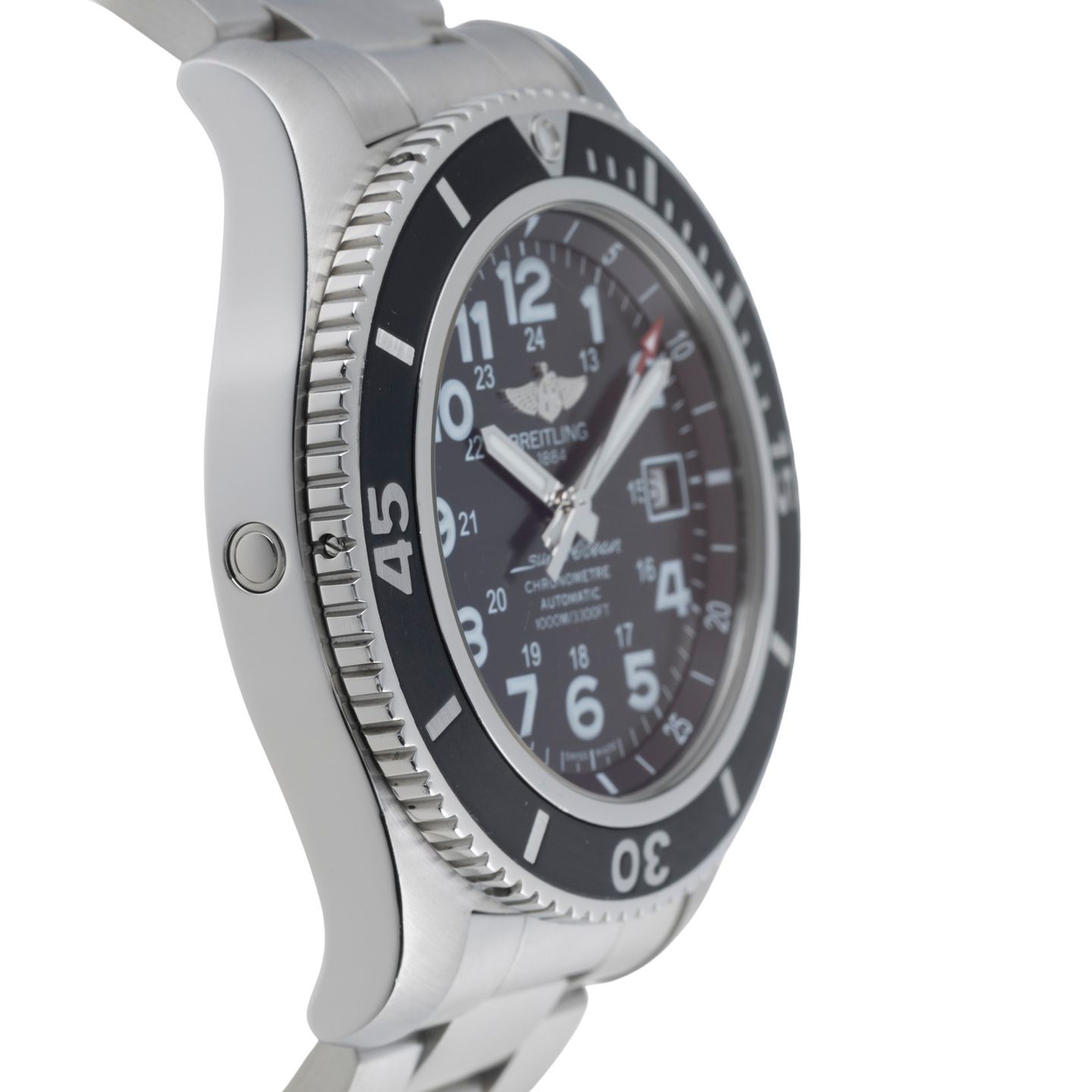 Breitling Superocean II 44 A17392D7/BD68 (Unknown (random serial)) - Black dial 44 mm Steel case (7/8)