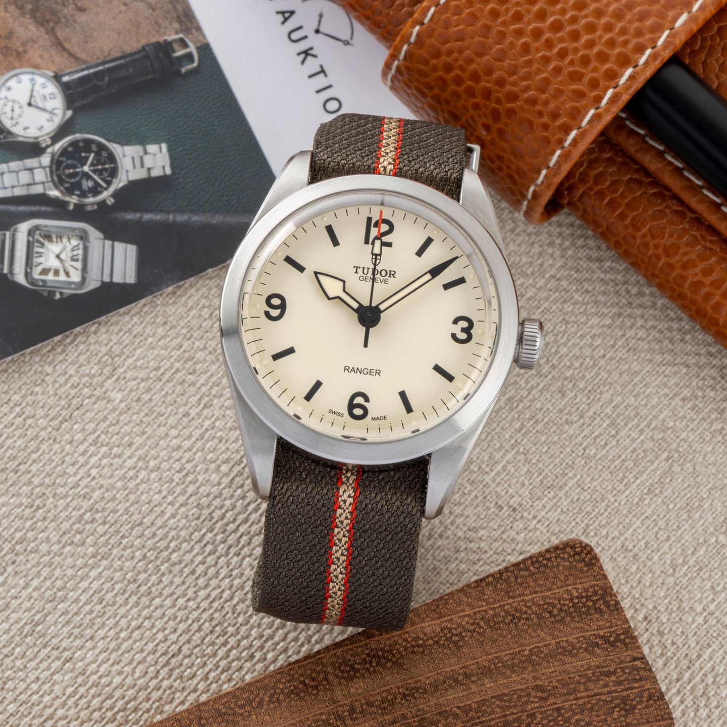 Tudor Ranger 79950 (Onbekend (willekeurig serienummer)) - Wit wijzerplaat 39mm Staal (1/8)