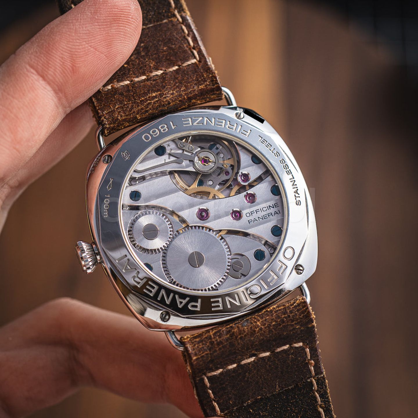 Panerai Radiomir PAM00210 (2011) - Black dial 45 mm Steel case (5/8)