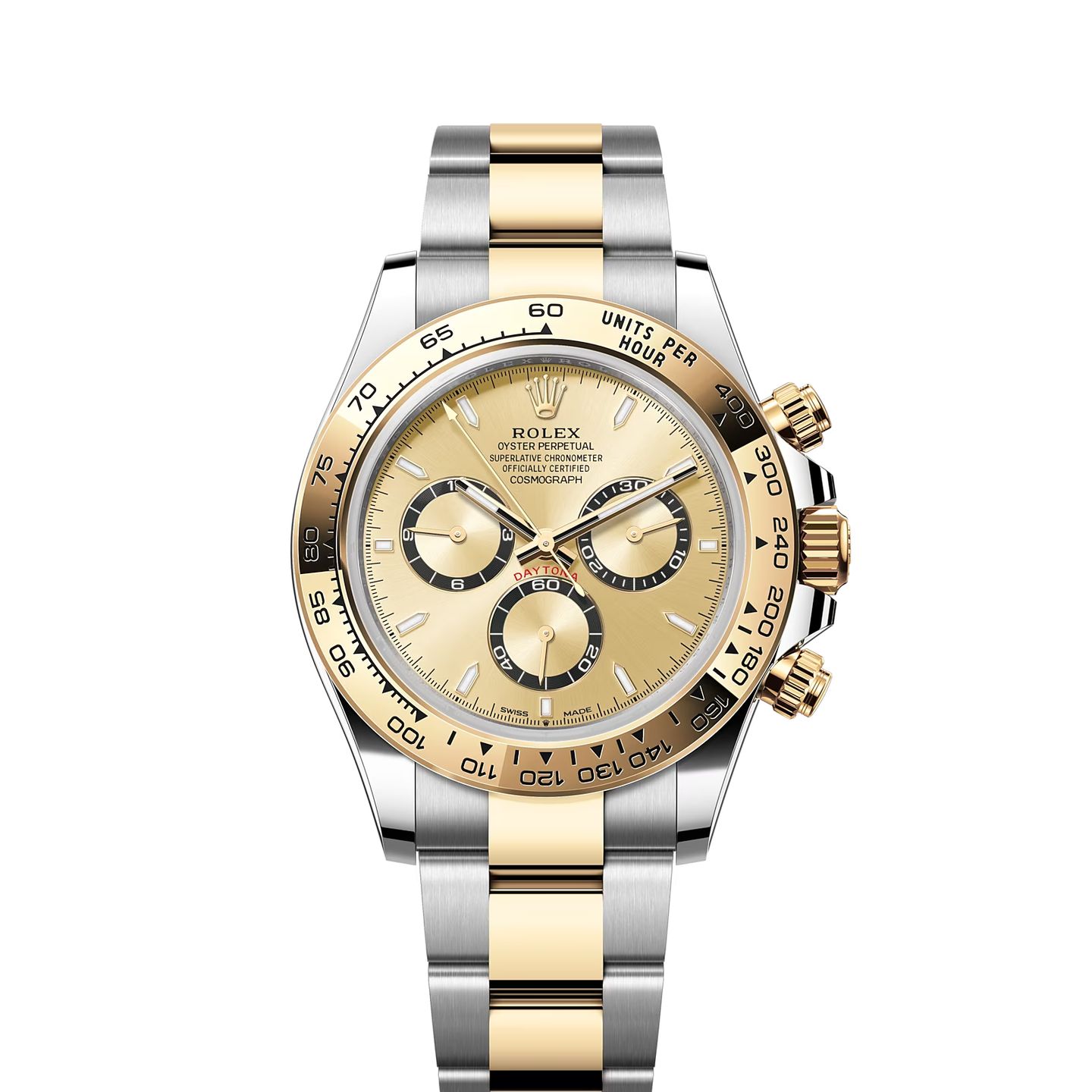 Rolex Daytona 126503 (2024) - Gold dial 40 mm Gold/Steel case (1/8)