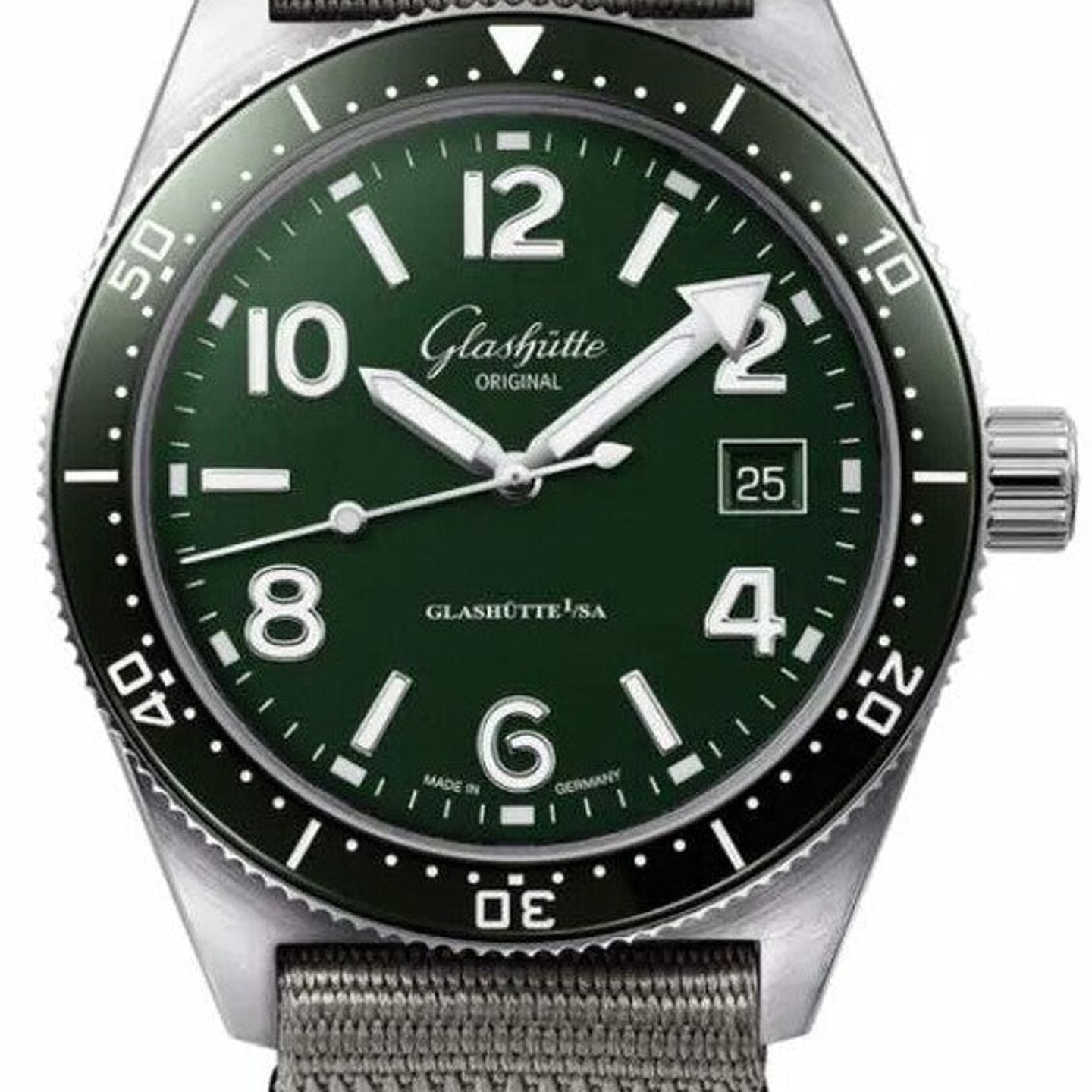 Glashütte Original SeaQ 1-39-11-13-83-34 (2026) - Green dial 40 mm Steel case (1/1)
