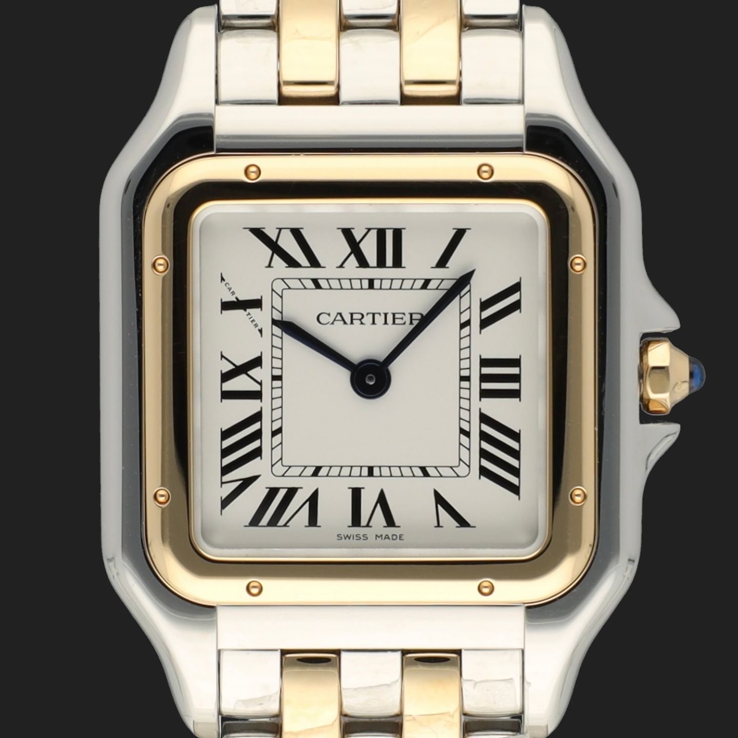 Cartier Panthère W2PN0007 (2024) - White dial 37 mm Gold/Steel case (2/8)