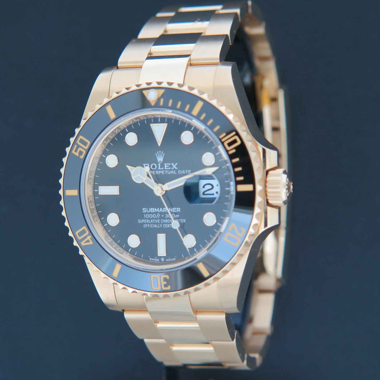 Rolex Submariner Date 126618LN (2022) - Black dial 41 mm Yellow Gold case (1/4)