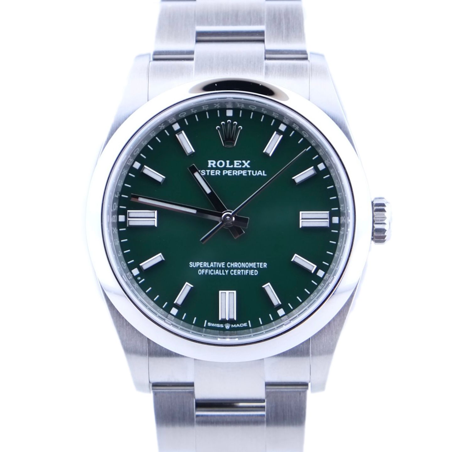 Rolex Oyster Perpetual 36 126000 (2023) - Green dial 36 mm Steel case (1/1)