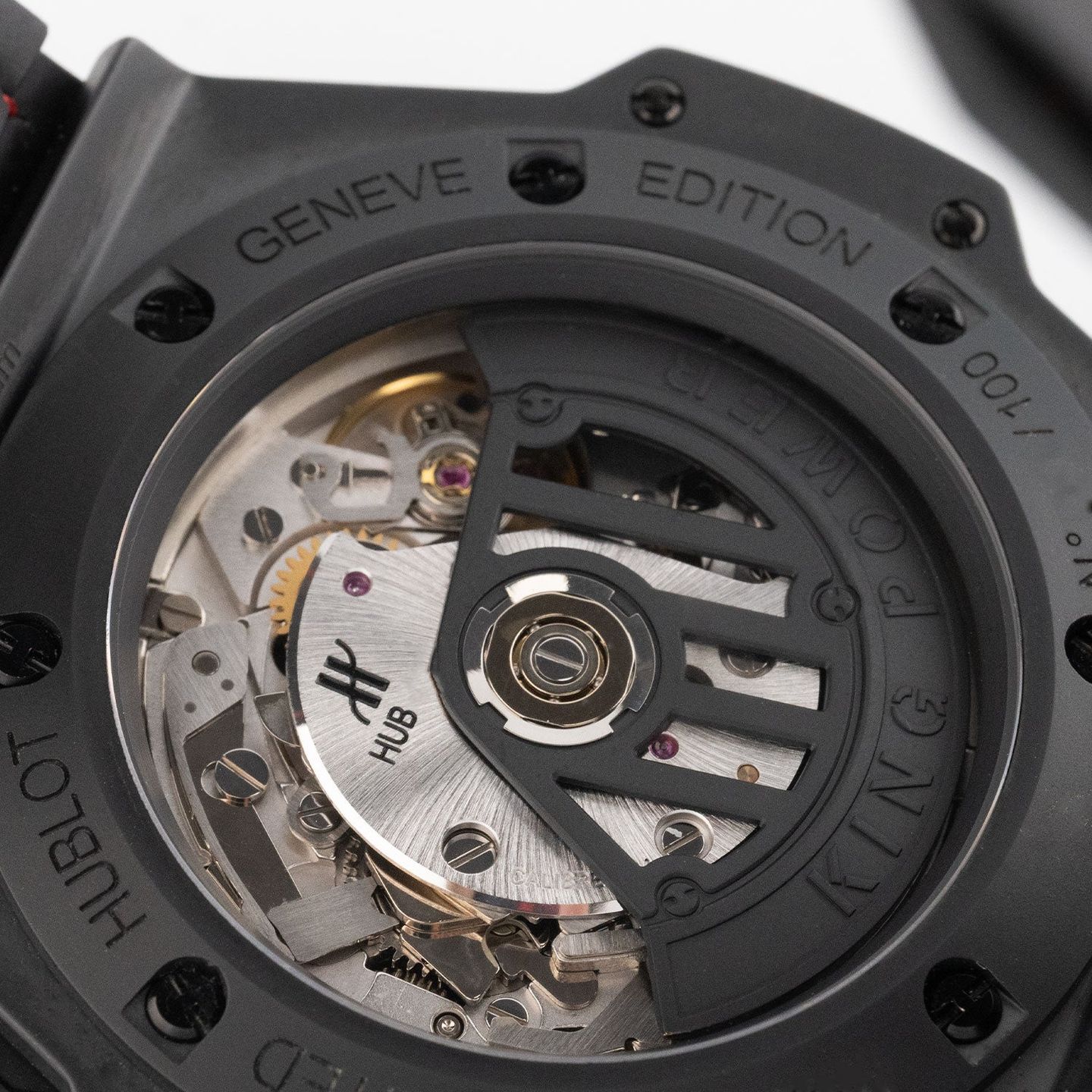 Hublot King Power 710.CI.1190.NR.CG011 (Unknown (random serial)) - Red dial 48 mm Titanium case (3/5)