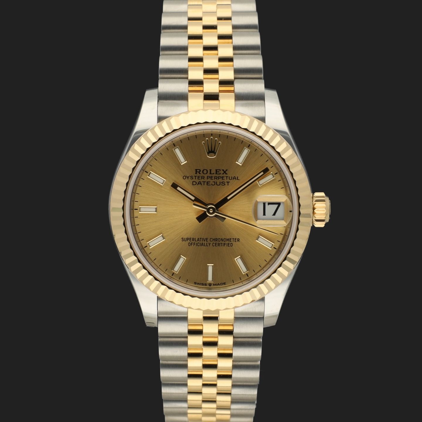 Rolex Datejust 31 278273 (2023) - 31mm Goud/Staal (3/8)
