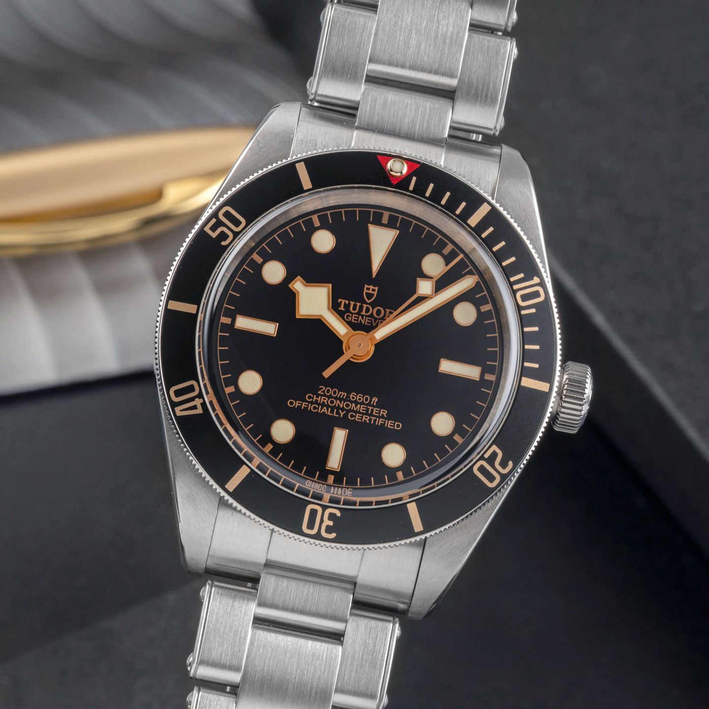 Tudor Black Bay Fifty-Eight 79030N (Unknown (random serial)) - Black dial 39 mm Steel case (3/8)