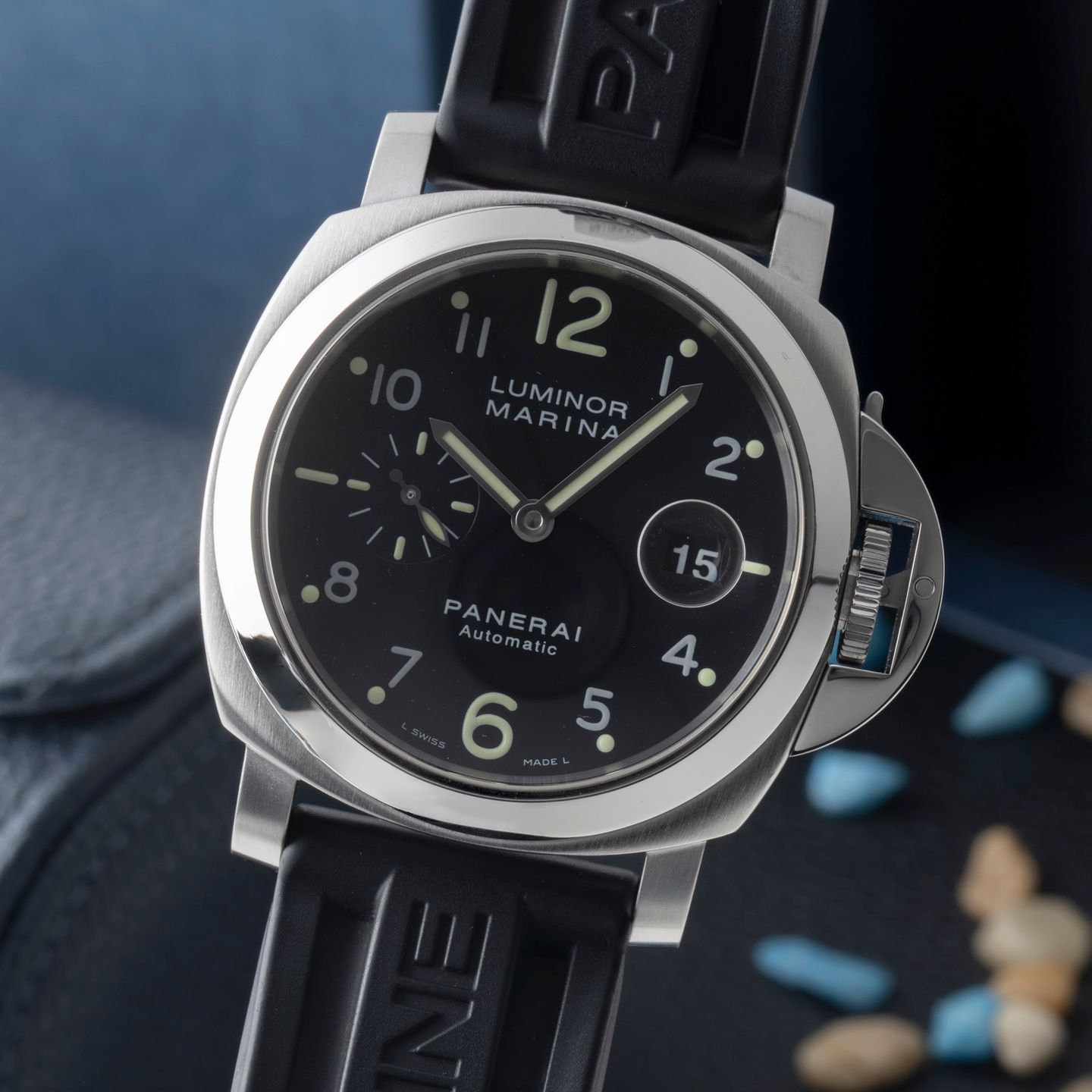 Panerai Luminor Marina Automatic PAM00164 (2008) - Black dial 44 mm Steel case (3/8)