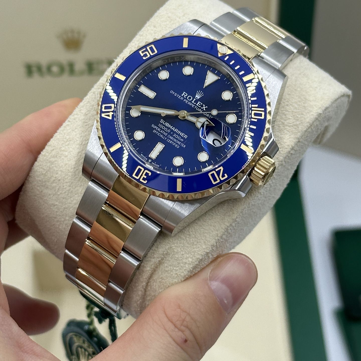 Rolex Submariner Date 126613LB (Onbekend (willekeurig serienummer)) - Blauw wijzerplaat 41mm Staal (7/8)