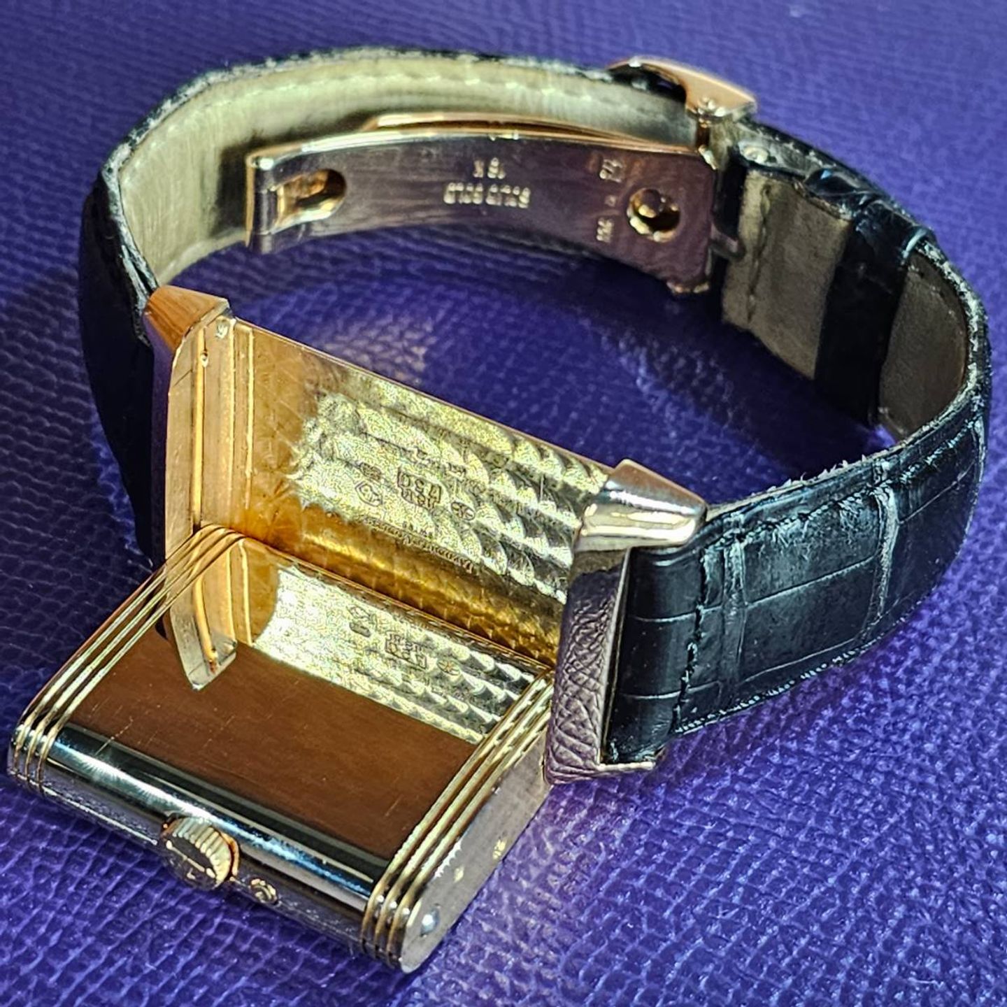 Jaeger-LeCoultre Reverso Grande Taille 270.2.36 (2000) - Zilver wijzerplaat 26mm Roségoud (3/5)