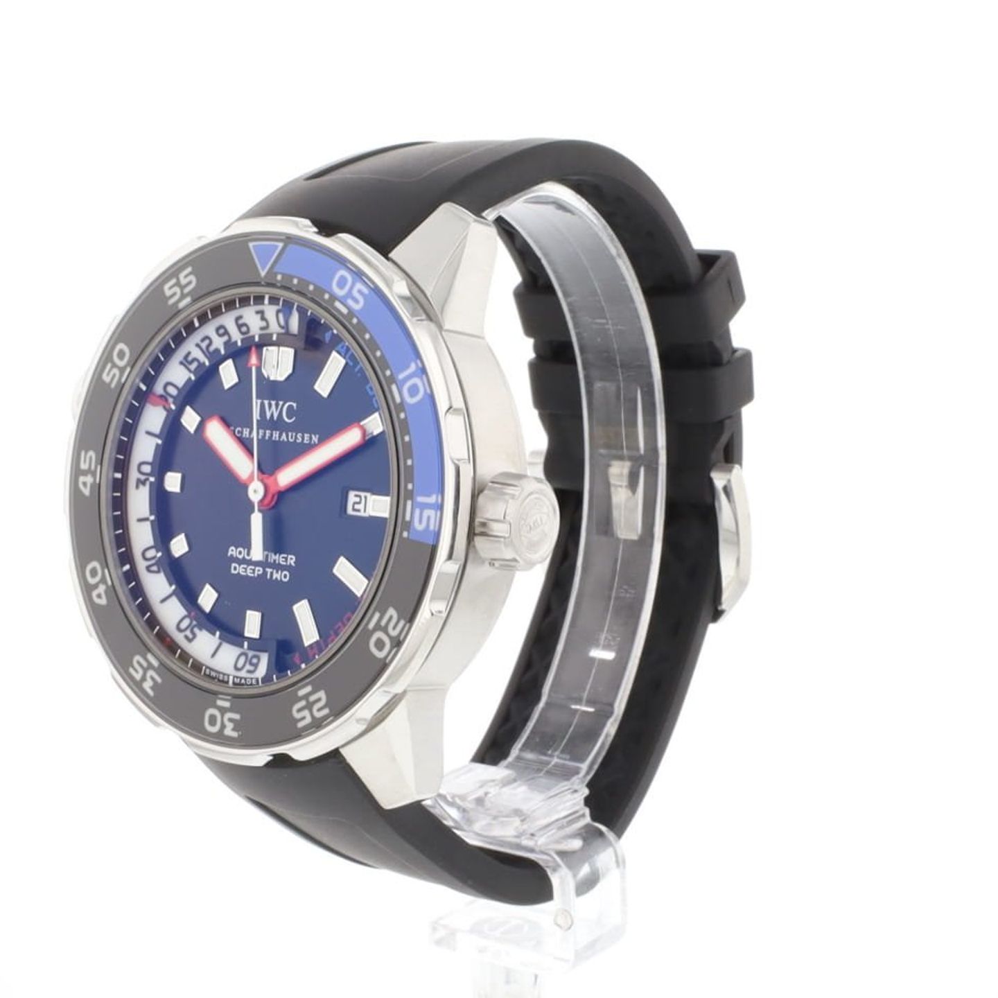 IWC Aquatimer Deep Two IW354702 (2011) - Black dial 46 mm Steel case (2/6)