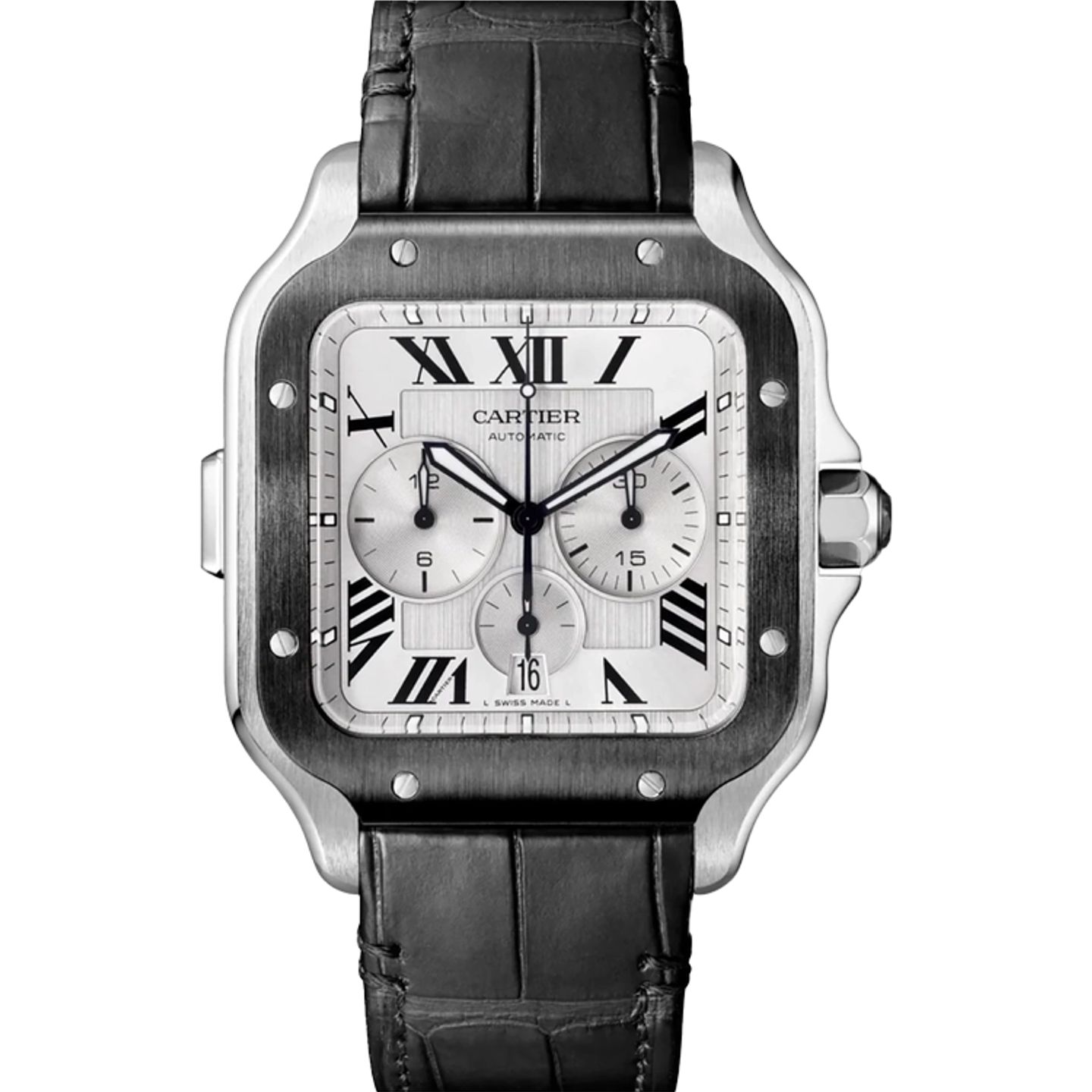 Cartier Santos WSSA0017 (2025) - White dial 43 mm Steel case (1/1)