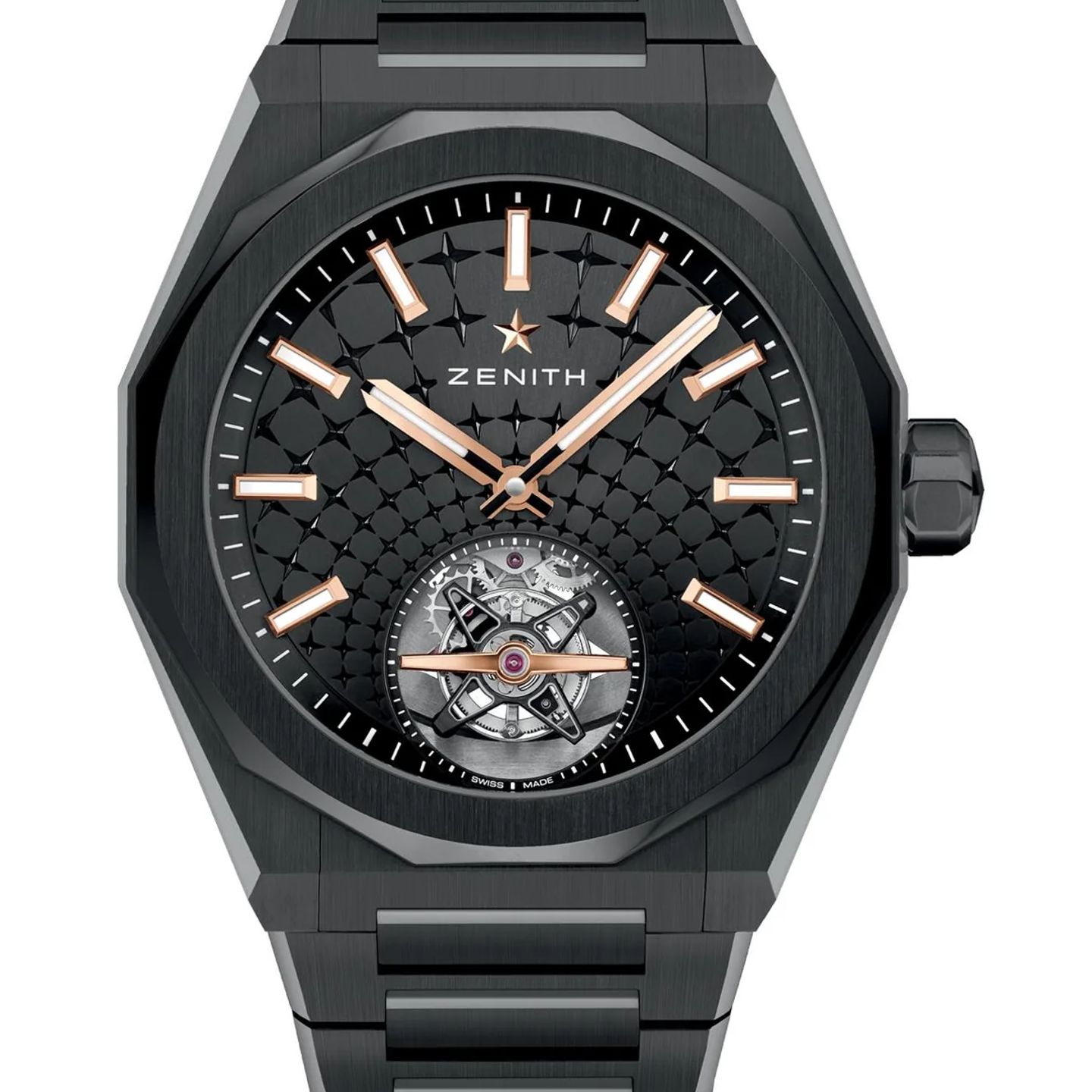 Zenith Defy Skyline 49.9300.3630/21.I001 (2026) - Zwart wijzerplaat 41mm Staal (1/1)