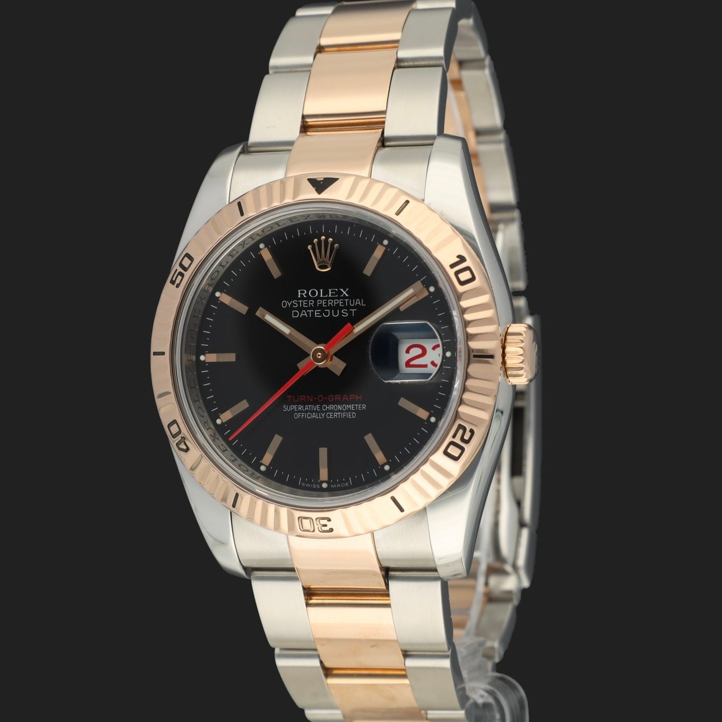 Rolex Datejust Turn-O-Graph 116261 (2007) - 36mm Goud/Staal (1/8)
