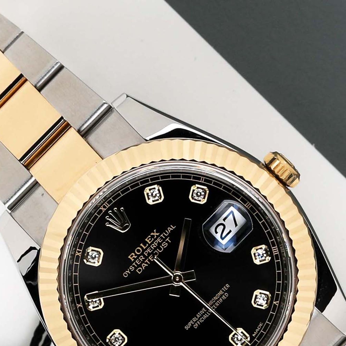 Rolex Datejust 41 126333 (2017) - Black dial 41 mm Gold/Steel case (3/8)