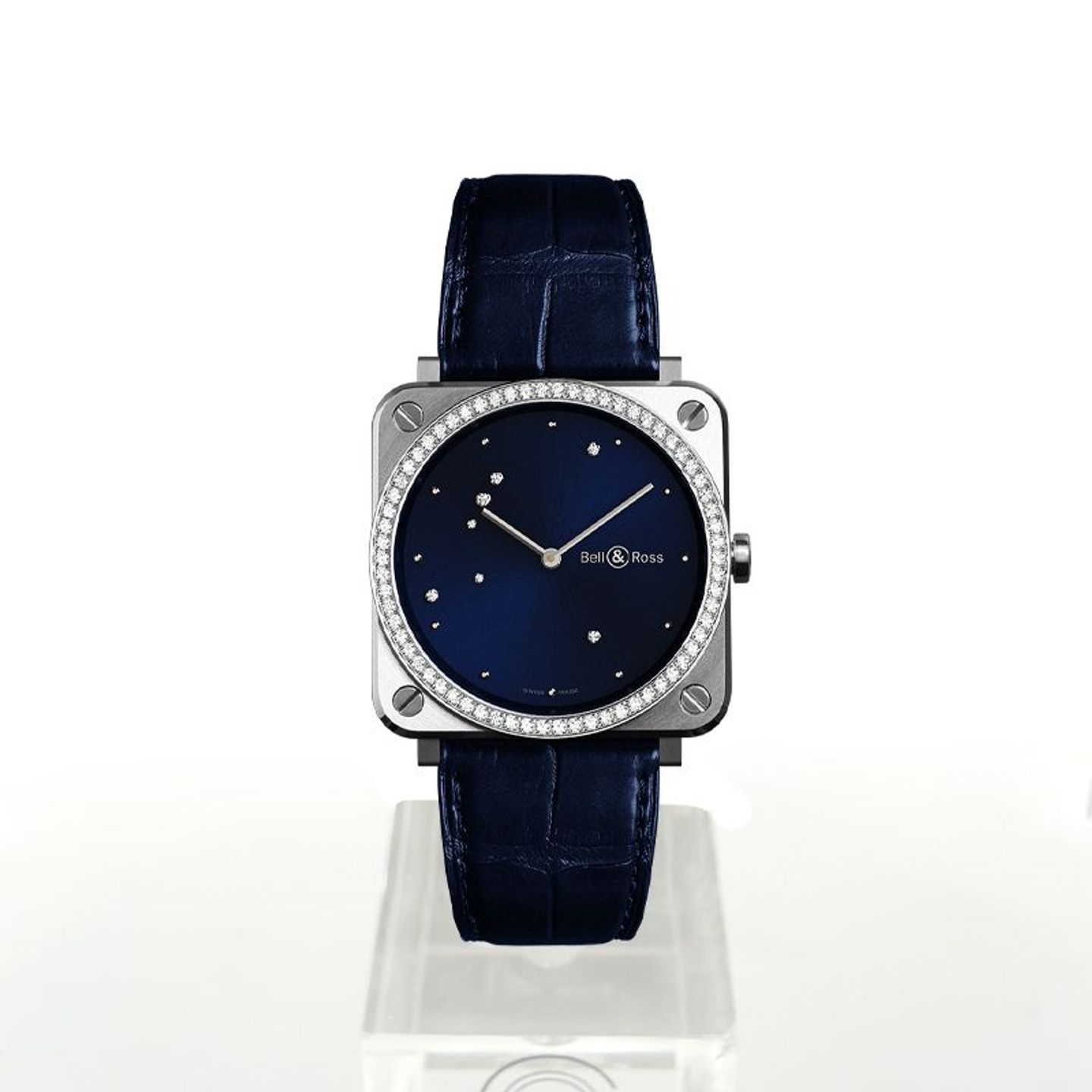 Bell & Ross BR S BRS-EA-ST-LGD/SCR (2024) - Blue dial 40 mm Steel case (2/2)