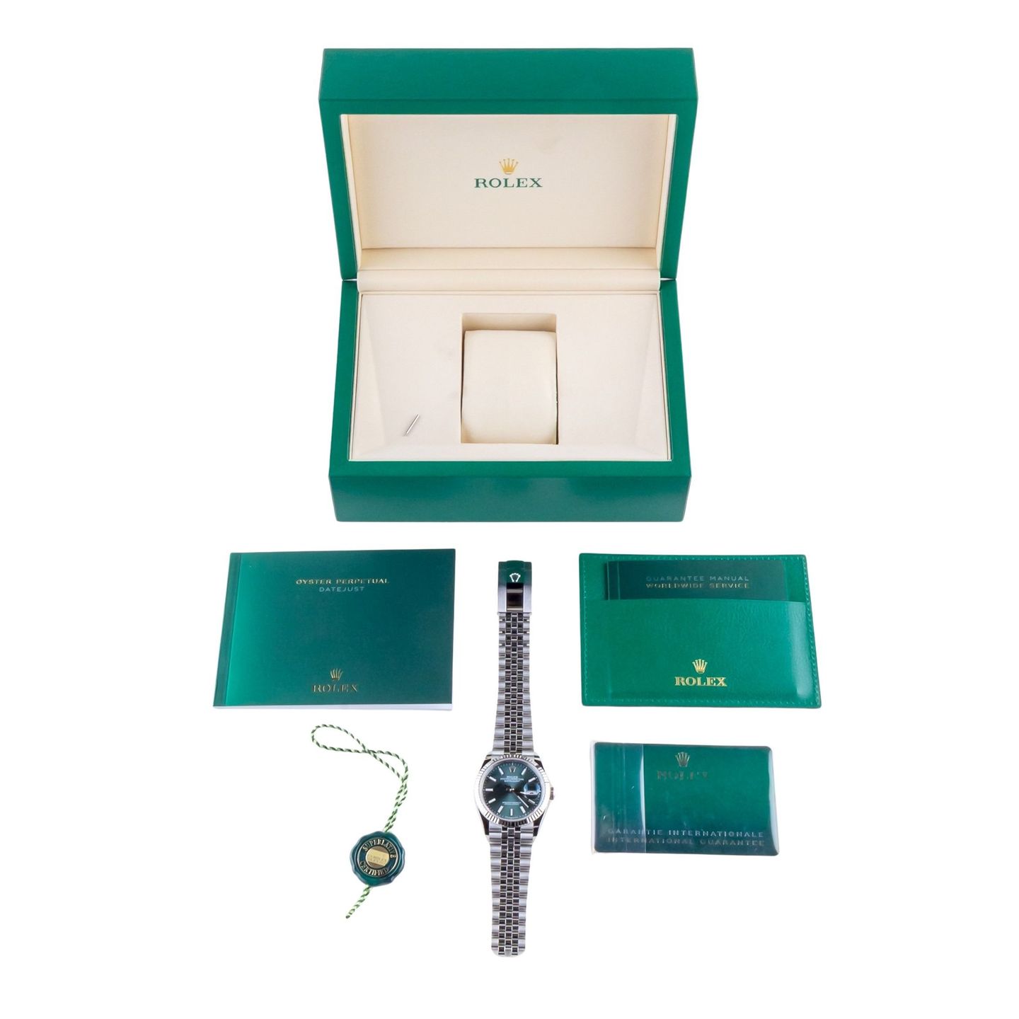 Rolex Datejust 36 126234 (2026) - Green dial 36 mm Steel case (8/8)